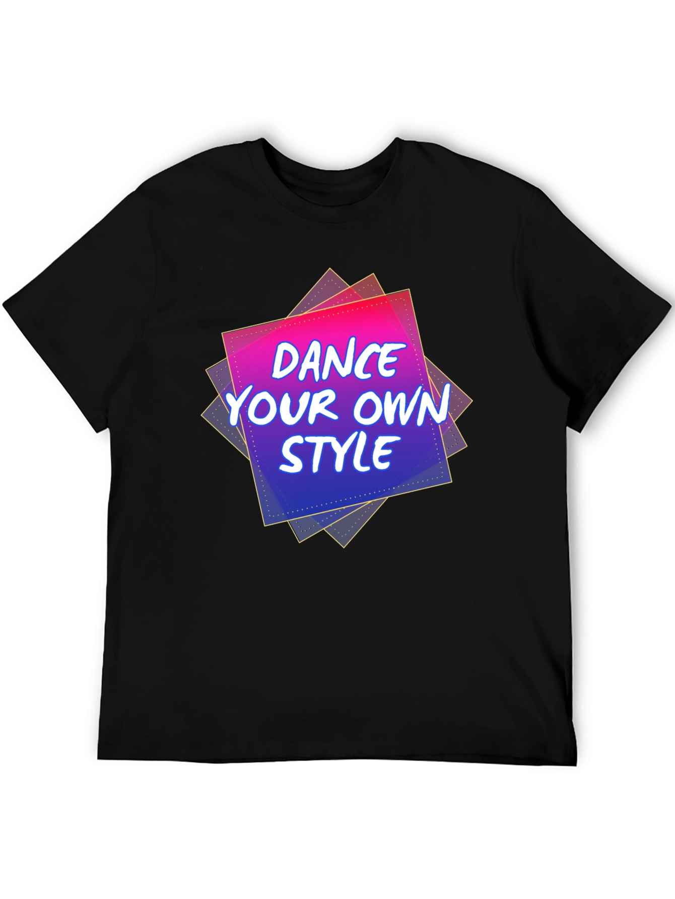 Black Dance Your Own Style Graphic Tee view 5