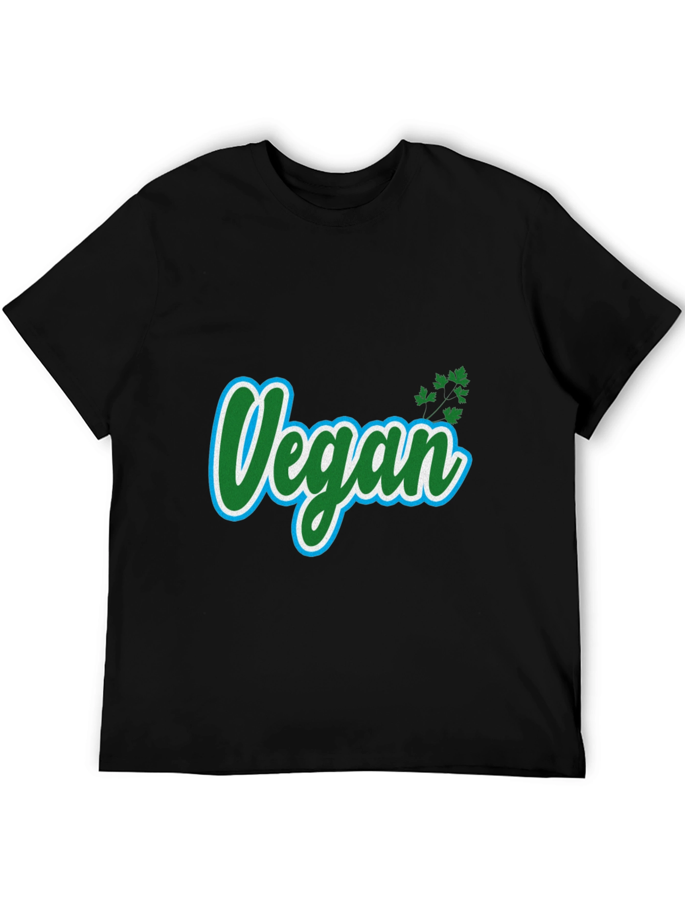 Black Vegan T-Shirt - Plant-Based Lifestyle view 5