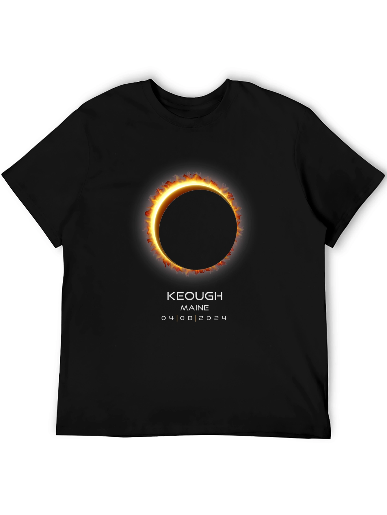 Keough Maine 2024 Total Solar Eclipse Graphic Tee - 5