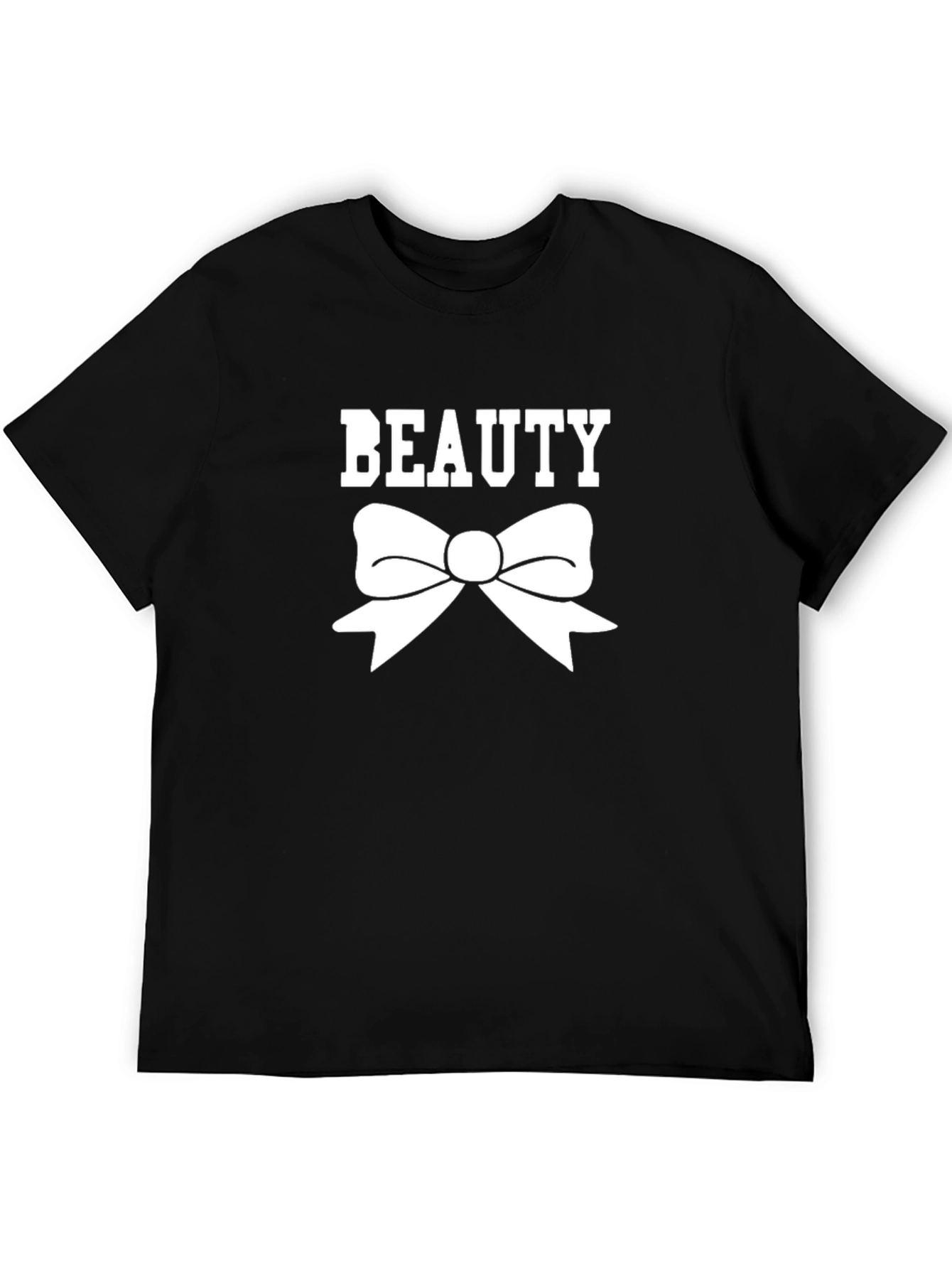 Black Beauty Bow T-Shirt - Stylish Graphic Tee view 5