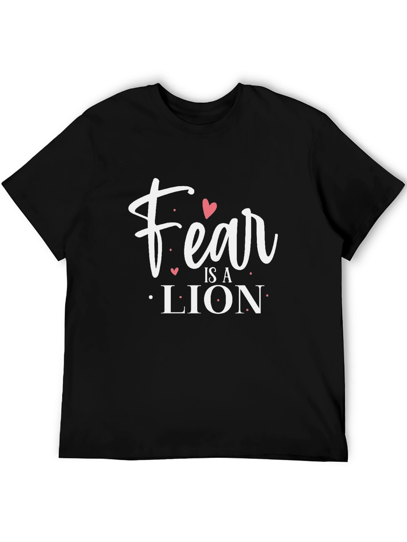 Black Fear is a Lion Graphic Tee view 5
