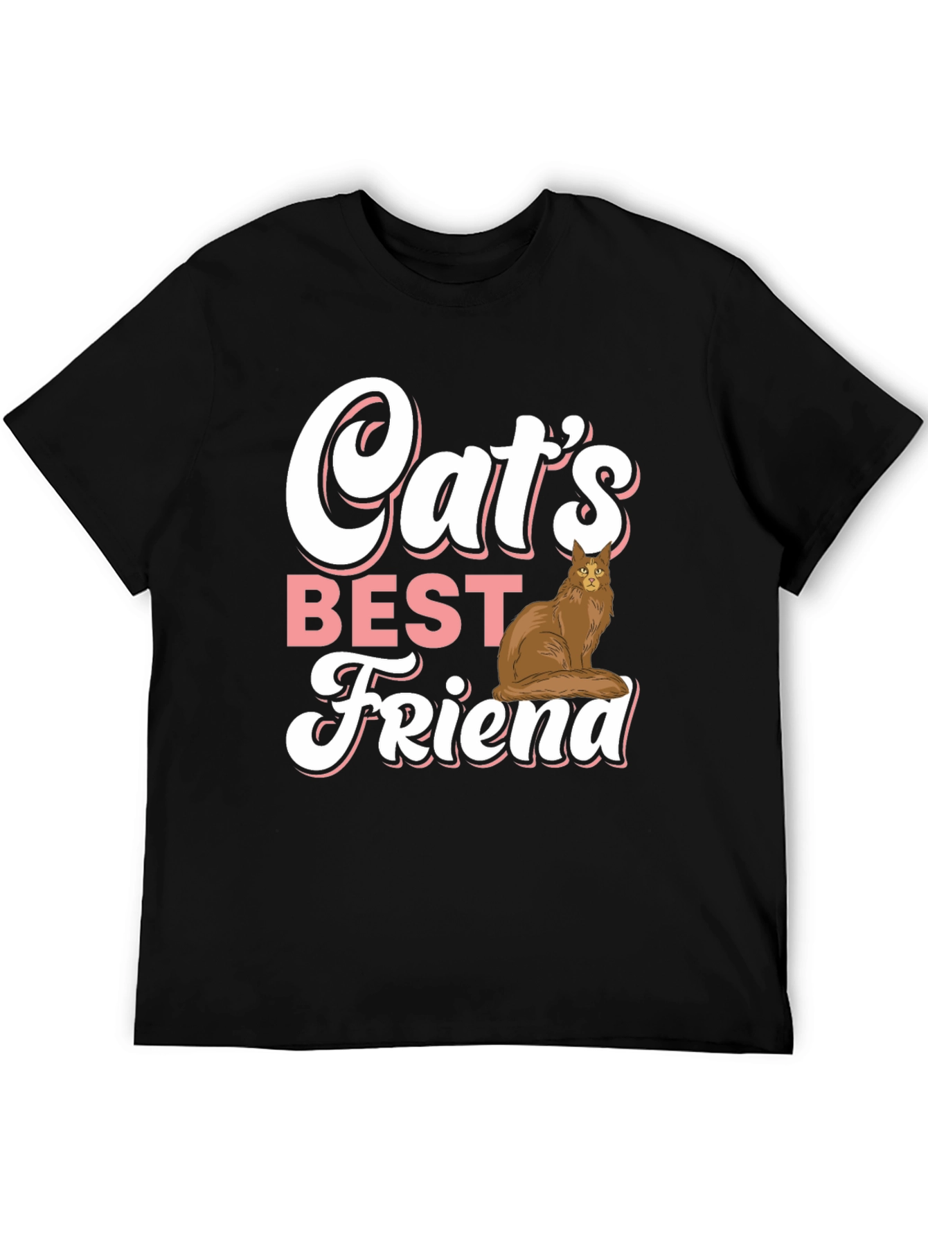 Black Cat's Best Friend Graphic Tee - Soft Cotton Comfort view 5
