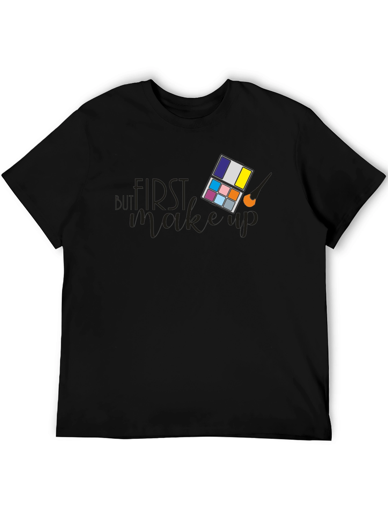 Black First Makeup Palette Graphic Tee - Unisex view 5