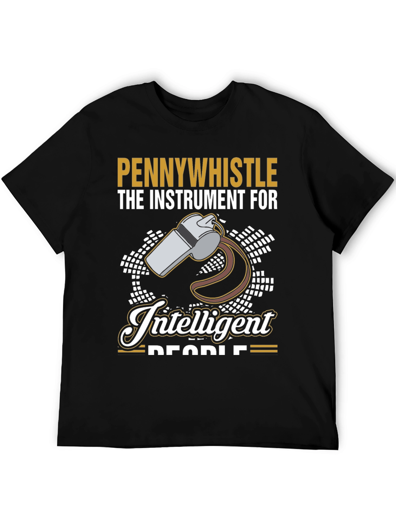 Black Pennywhistle Intelligent People Graphic Tee view 5