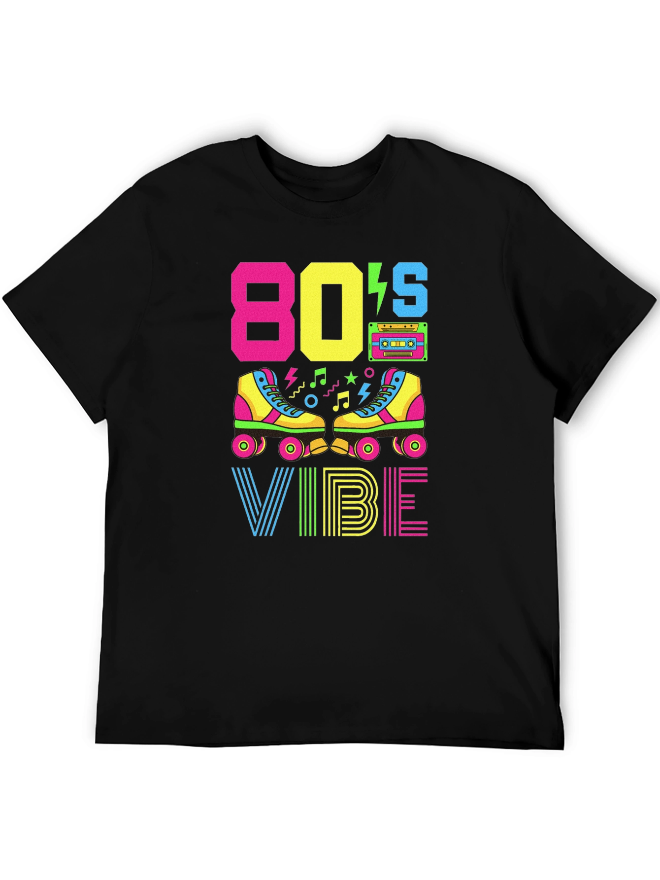 Retro 80's Vibe Graphic T-Shirt - 5