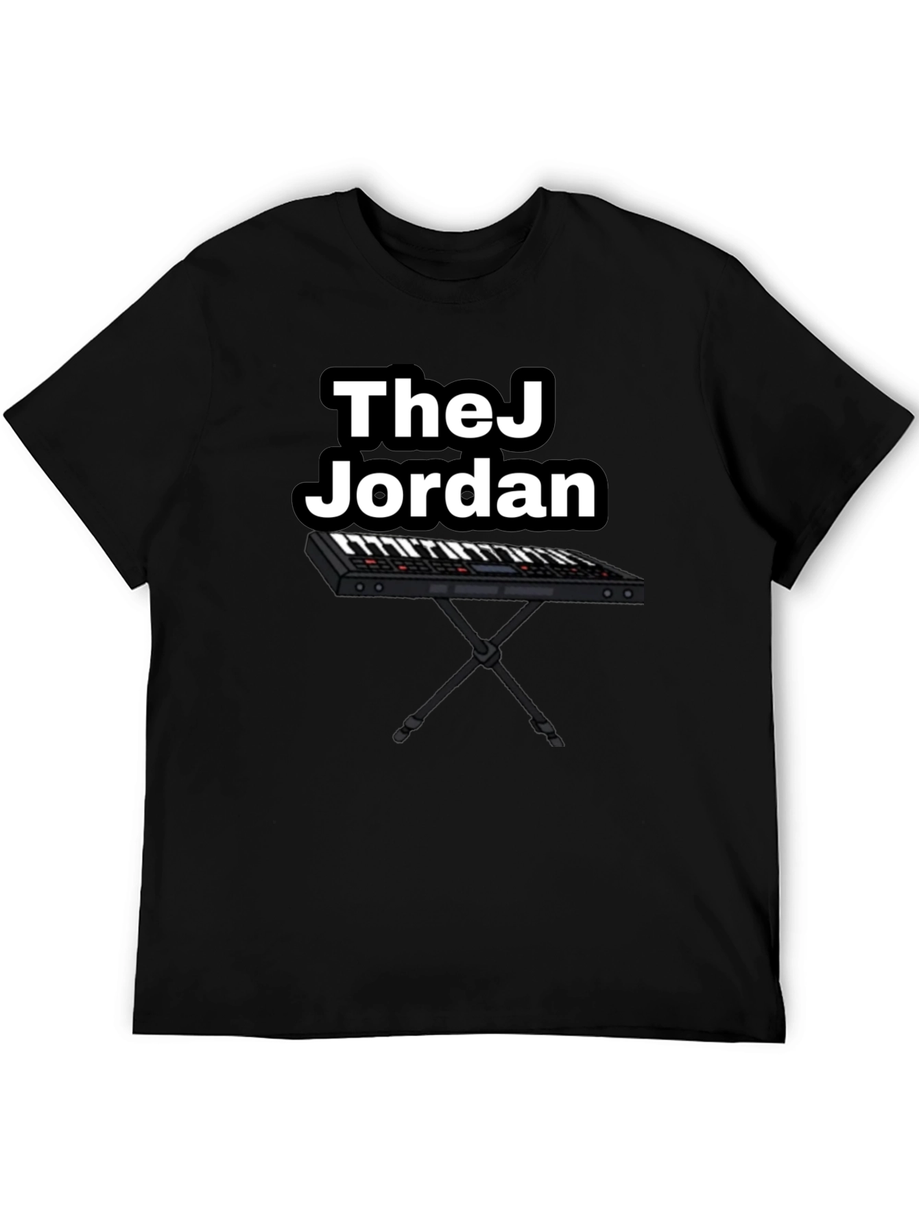 Black TheJ Jordan Keyboard Graphic Tee - Black view 5