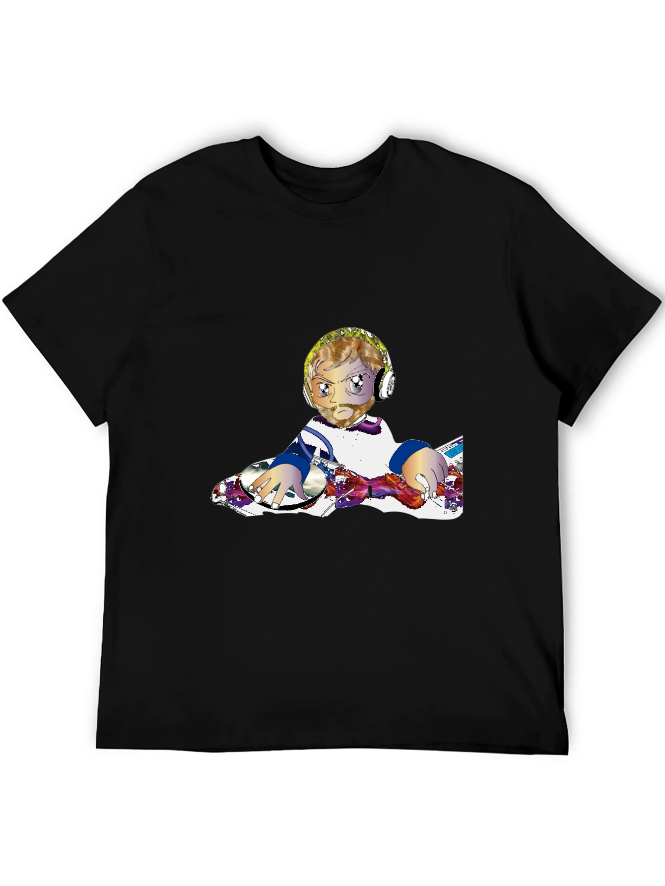 DJ Anime Graphic T-Shirt - 5