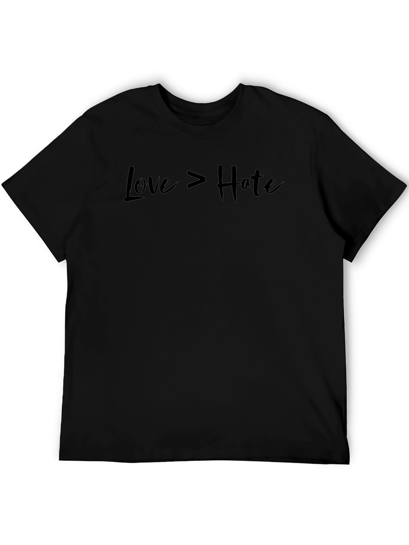 Black Love > Hate Graphic Tee - Black view 5