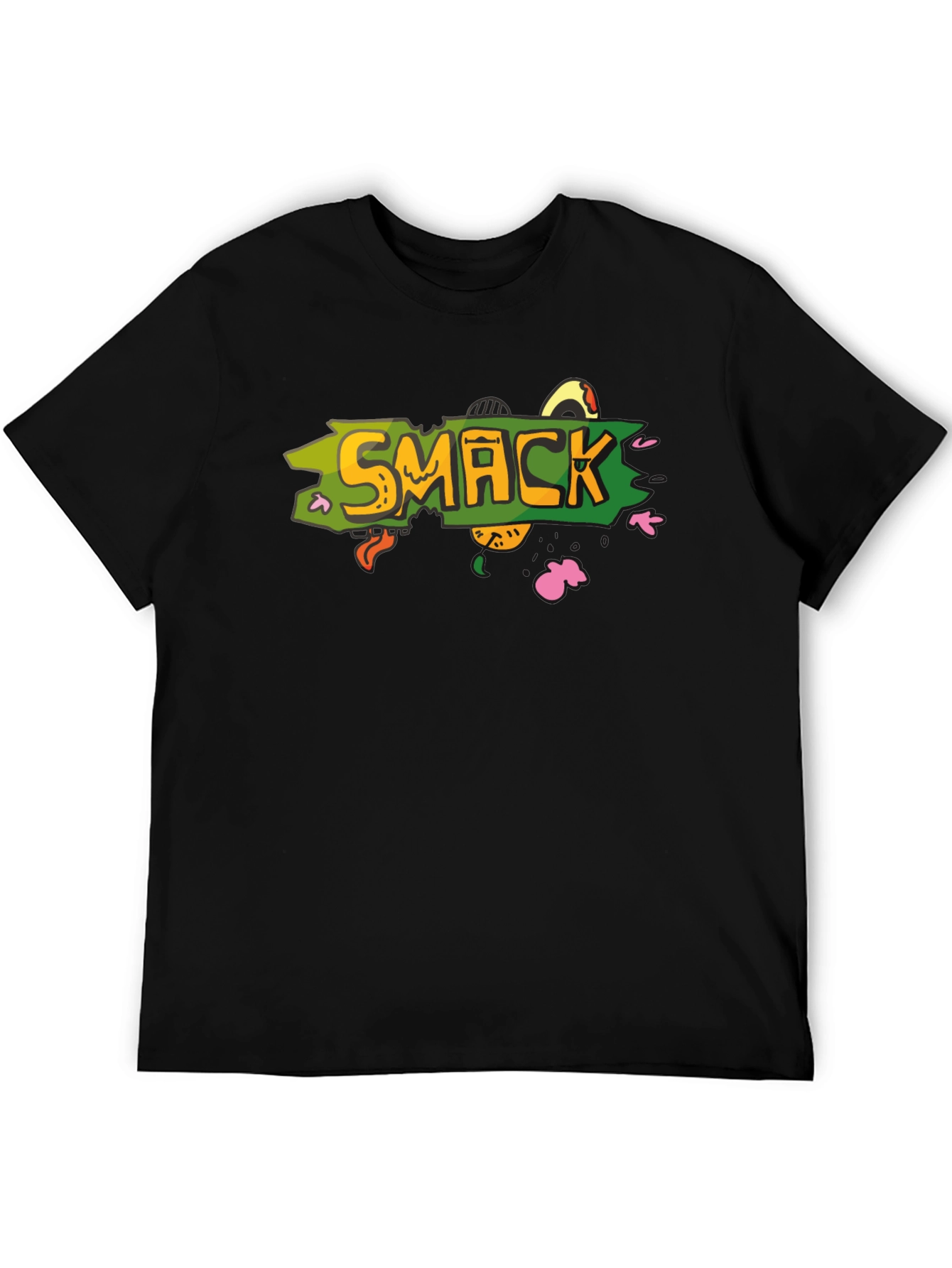Black Smack Graphic Tee - Bold & Unique! view 5