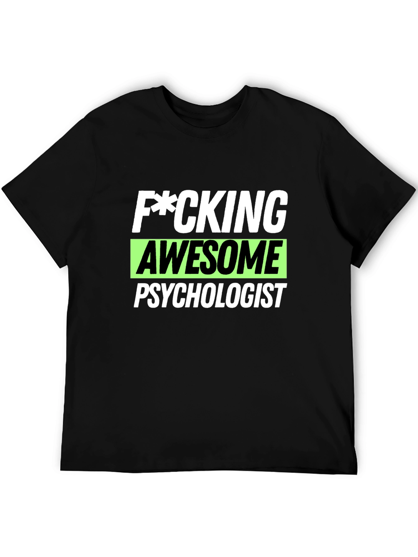 Black Awesome Psychologist T-Shirt - Novelty Gift view 5