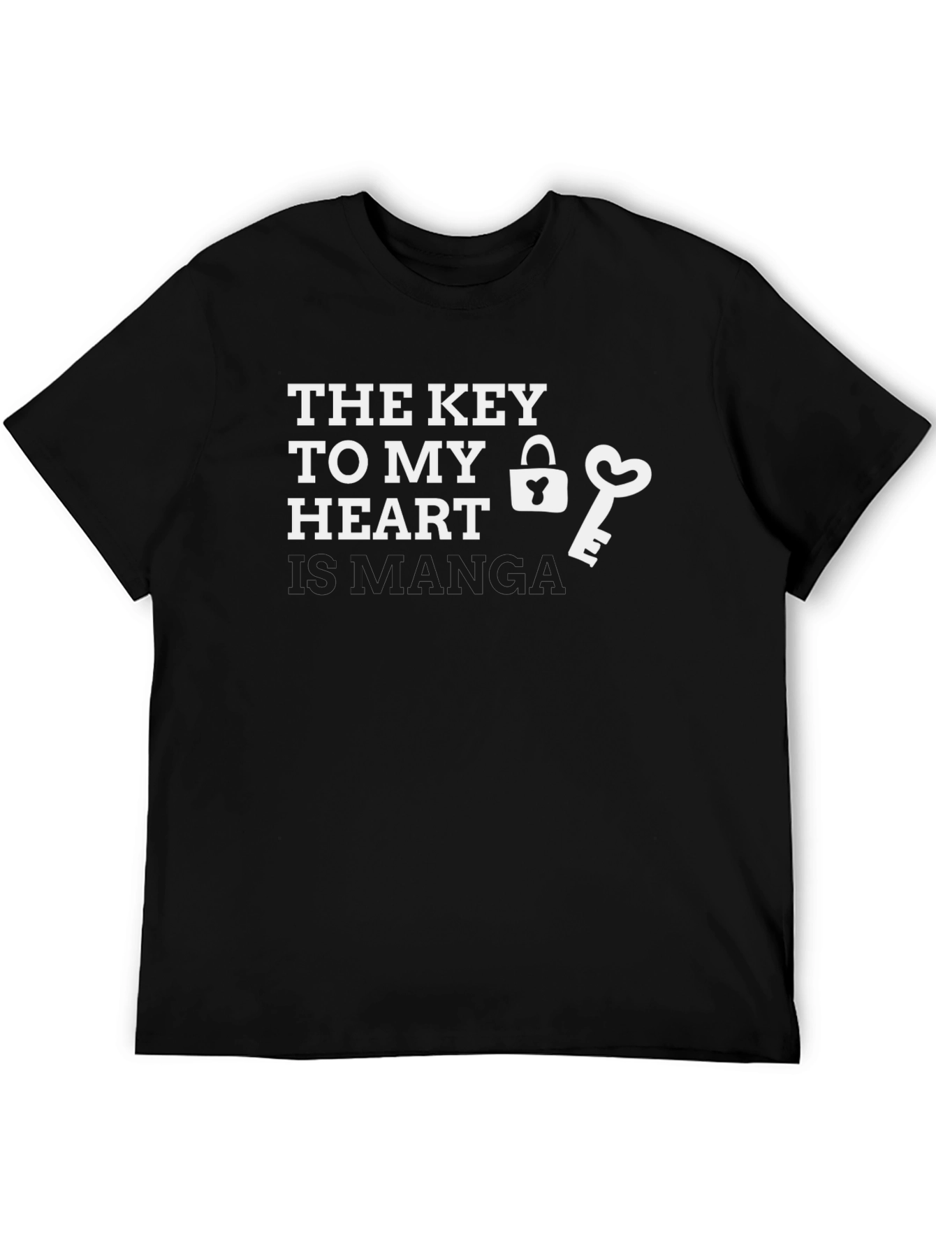 Black Key to My Heart Graphic T-Shirt view 5