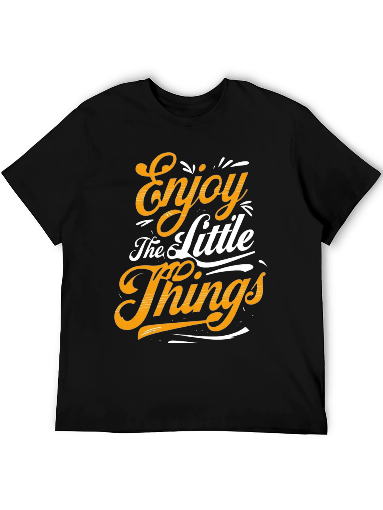 Black Enjoy the Little Things Graphic Tee view 5