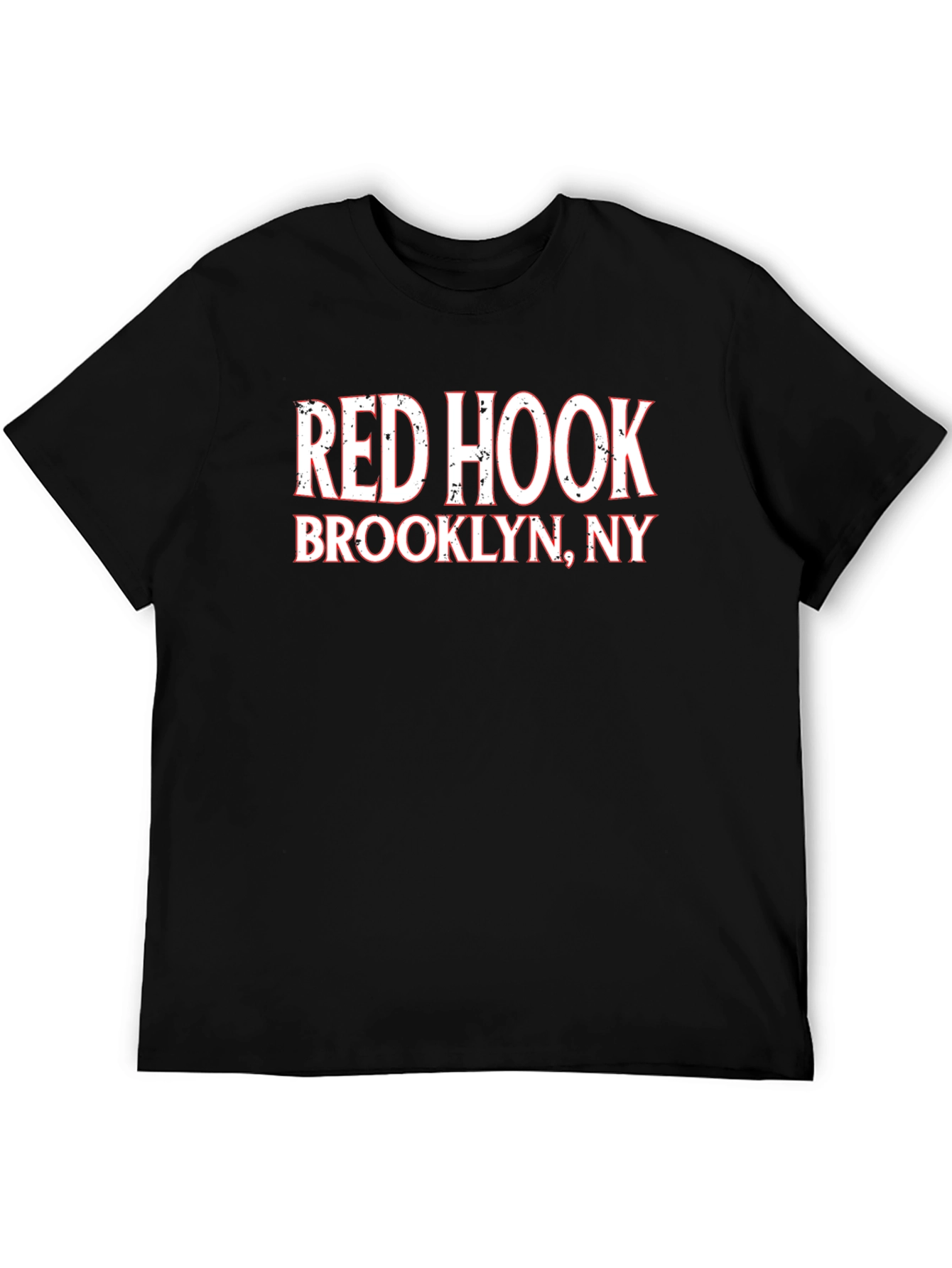 Black Red Hook Brooklyn NY Black Graphic T-Shirt view 5