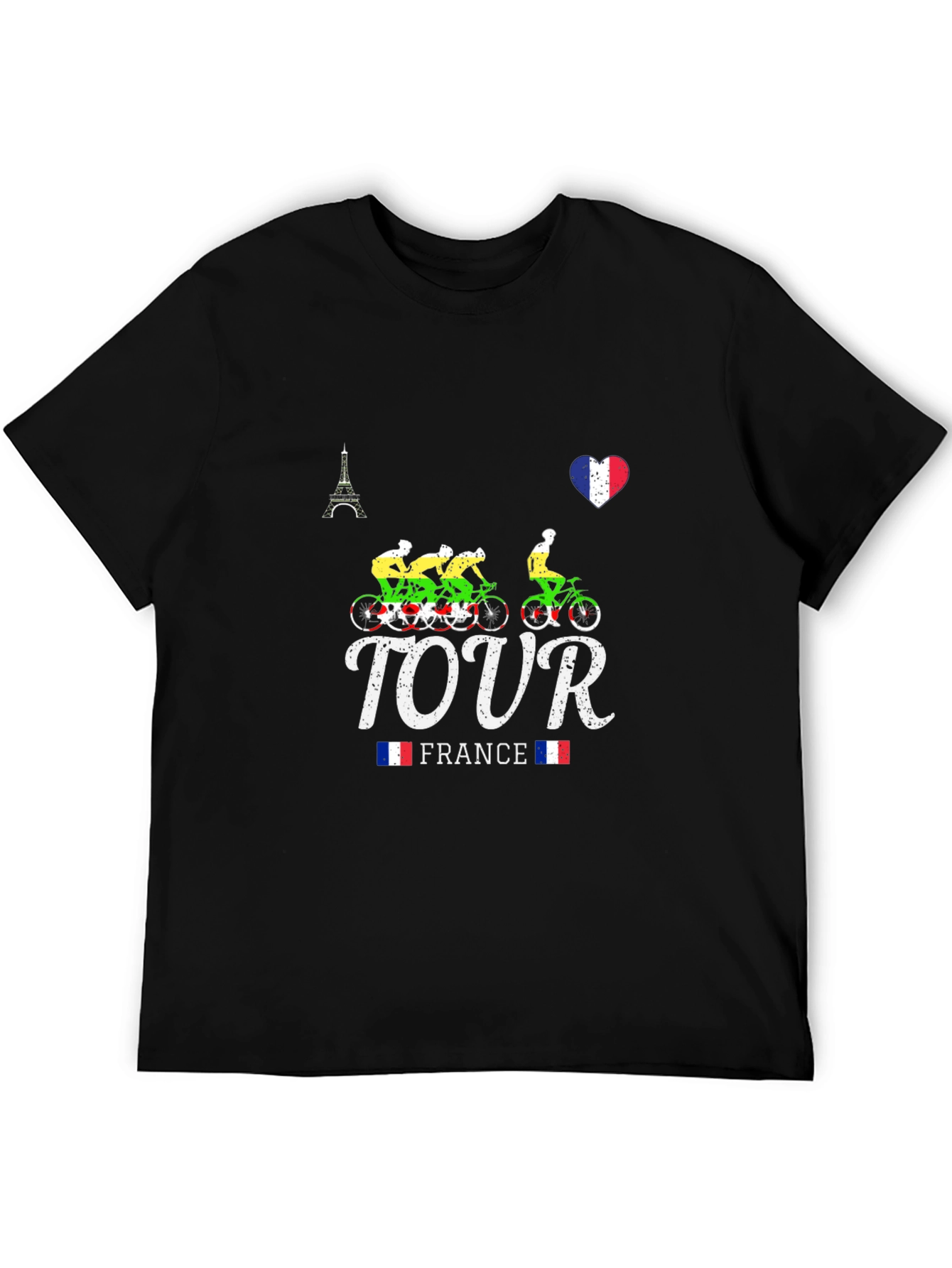 Black Tour de France Graphic T-Shirt view 5