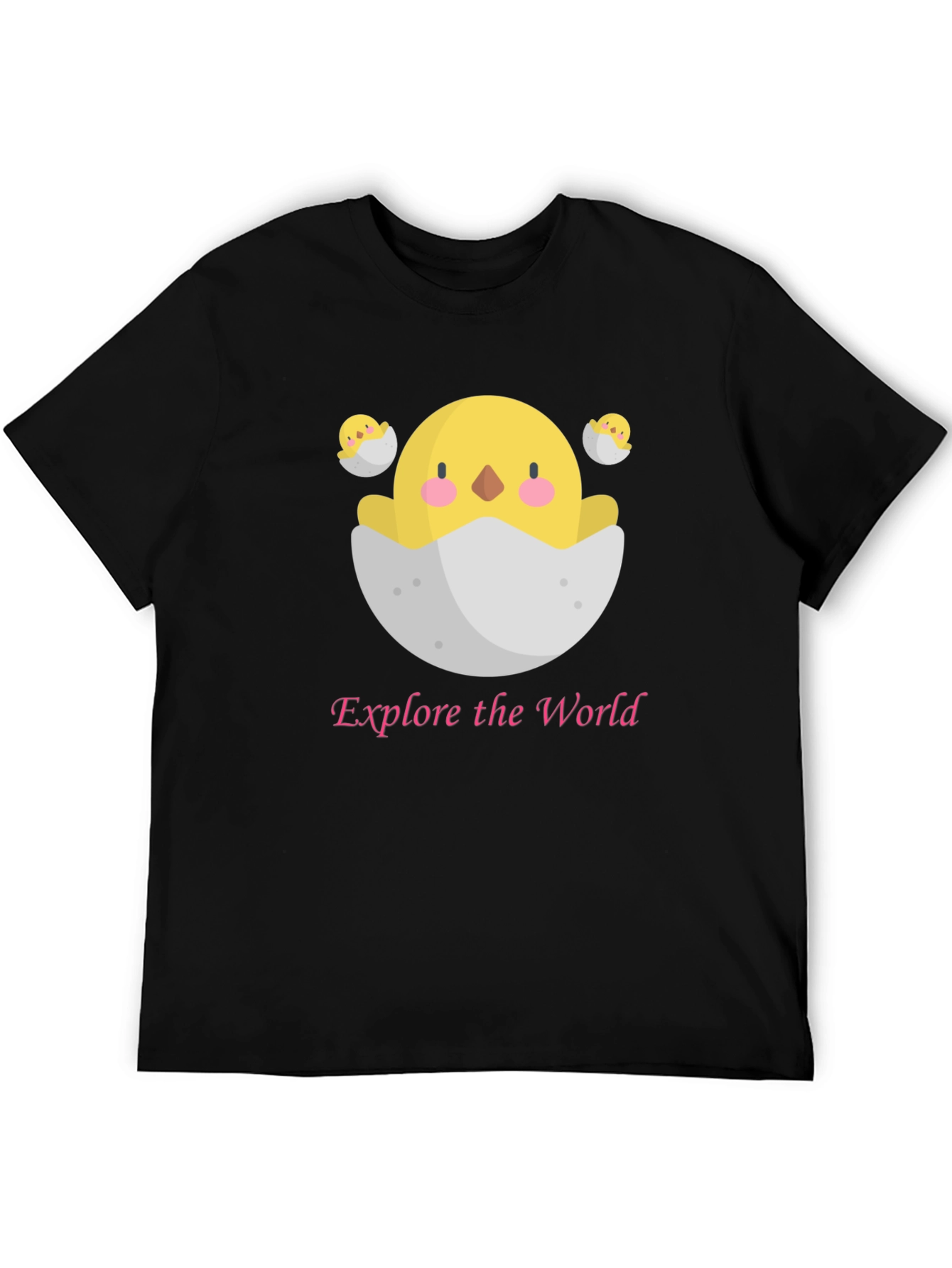 Black Explore the World Chick T-Shirt view 5