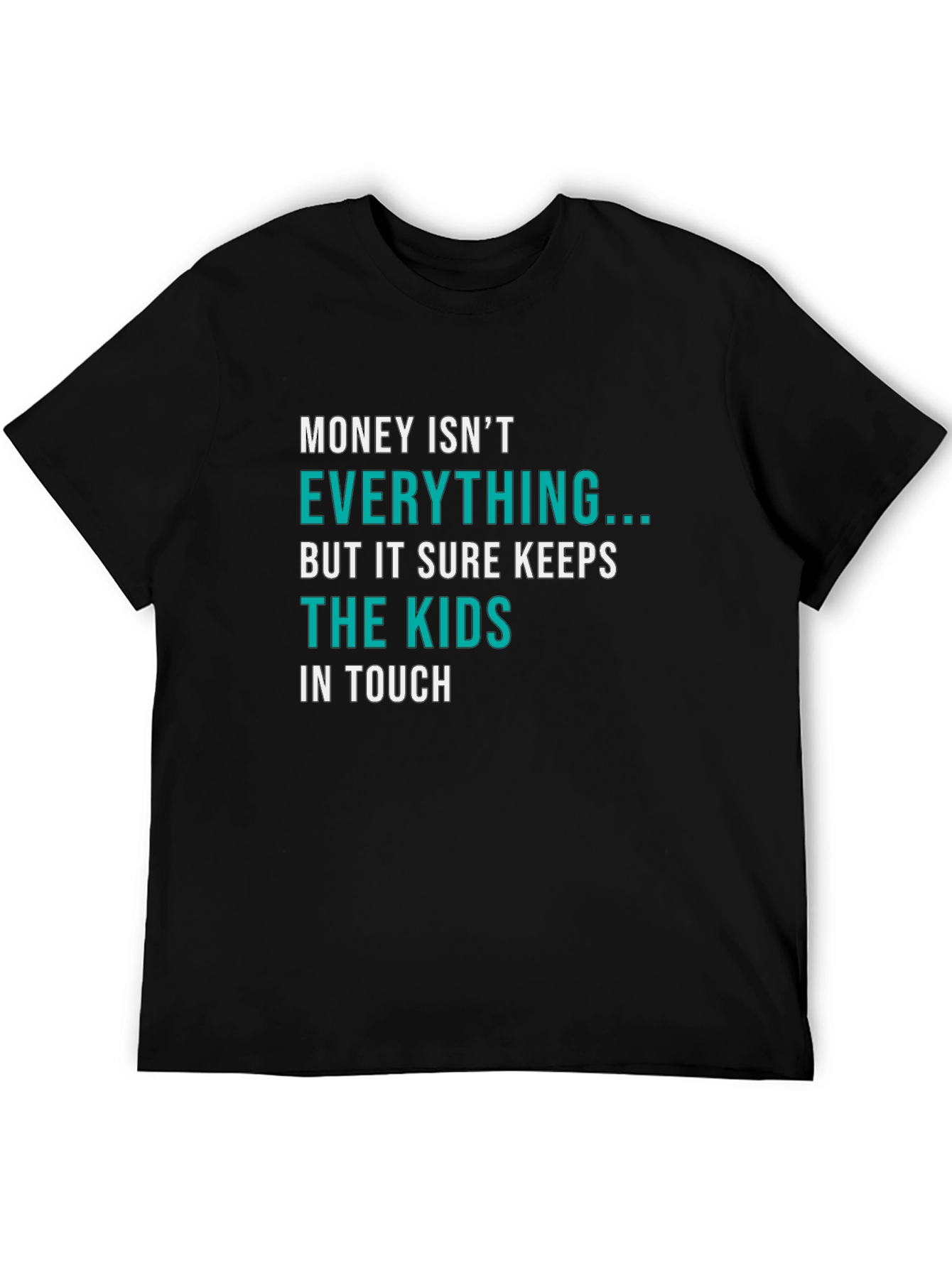 Black Funny Money Kids T-Shirt view 5