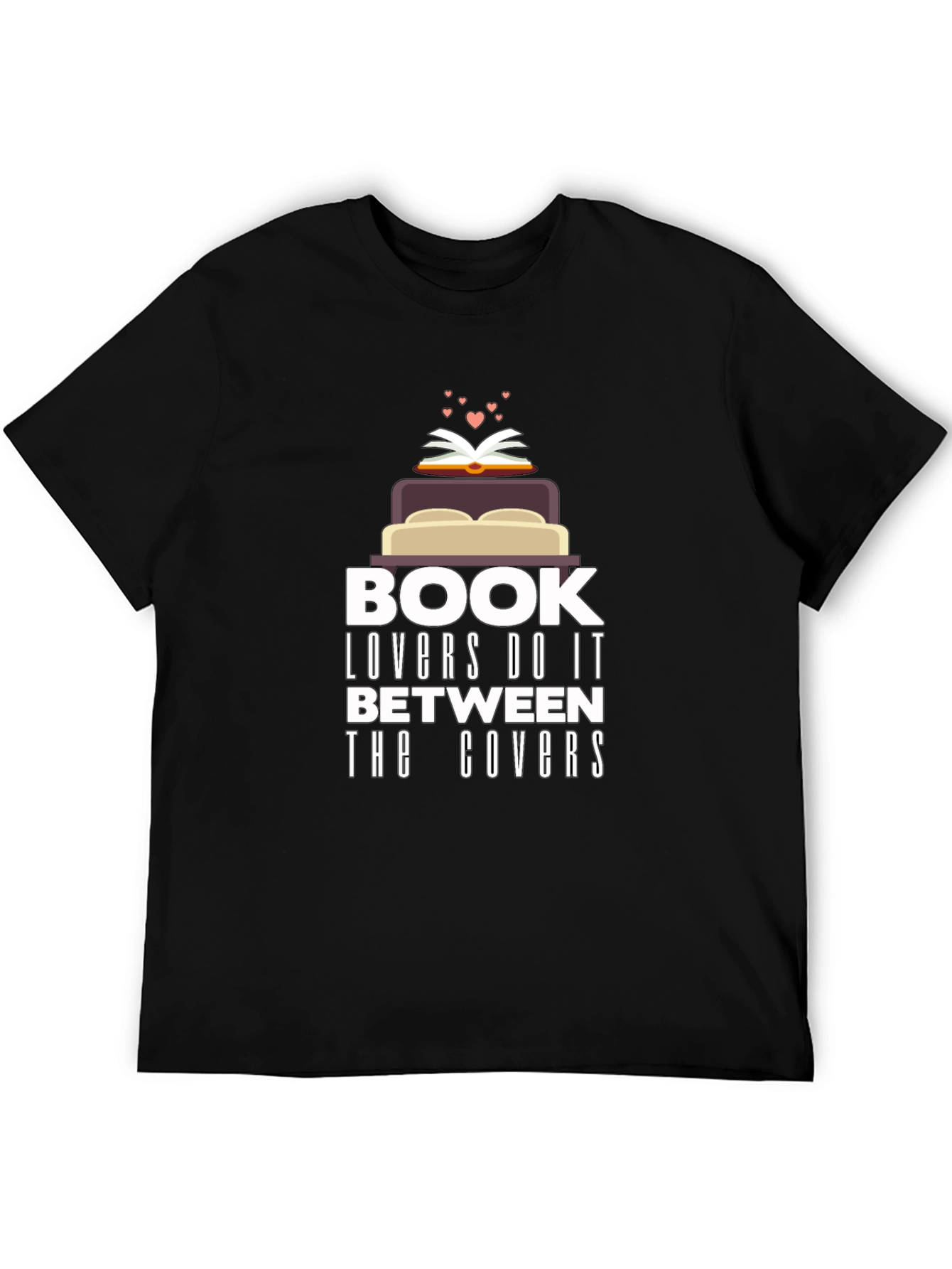 Black Book Lovers Between the Covers Graphic T-Shirt view 5