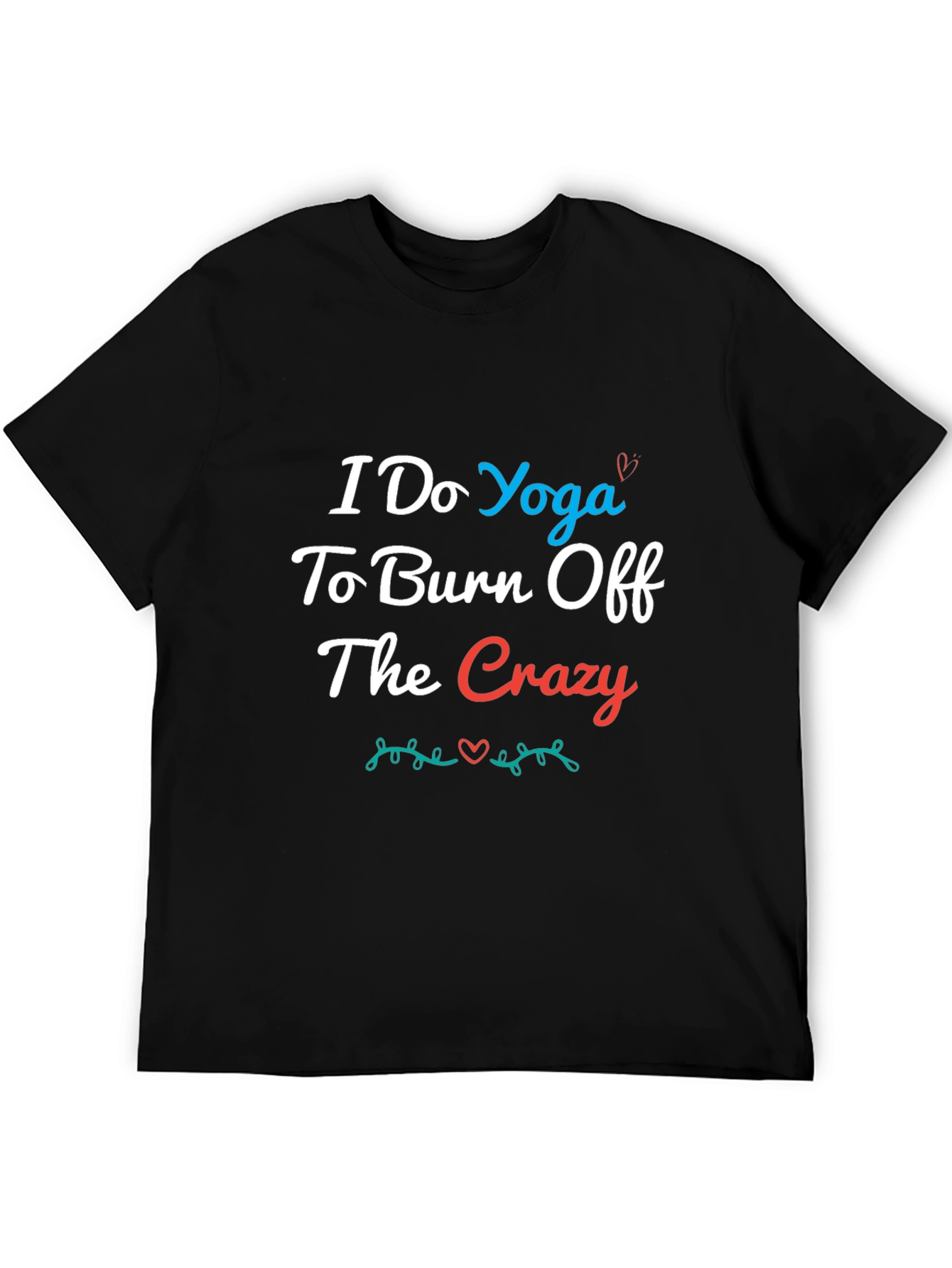 Black Yoga Crazy Burn Off Tee view 5