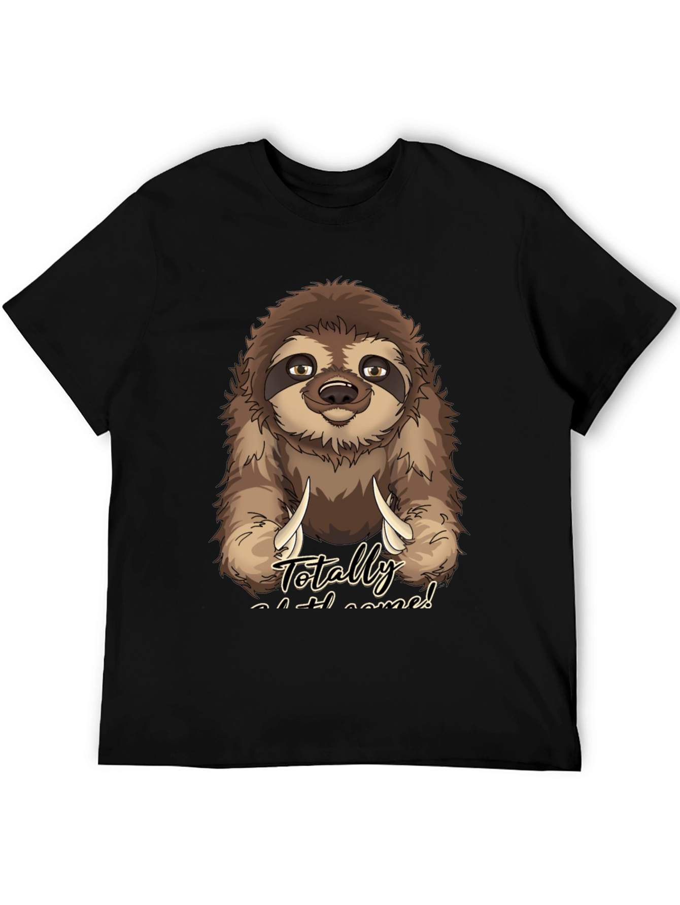 Black Sloth 'Totally Slothsome' Graphic Tee view 5