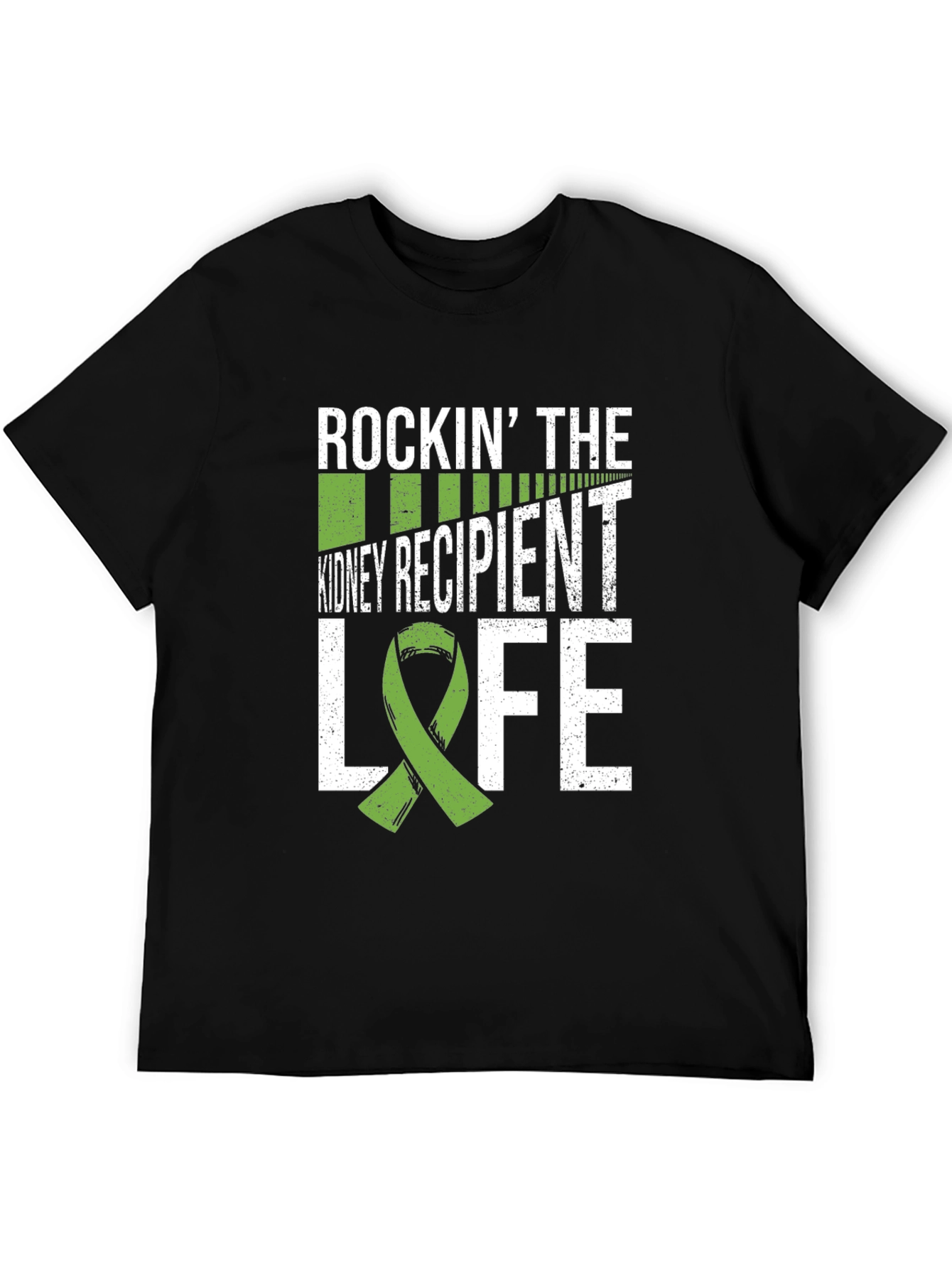 Black Kidney Recipient Life T-Shirt view 5