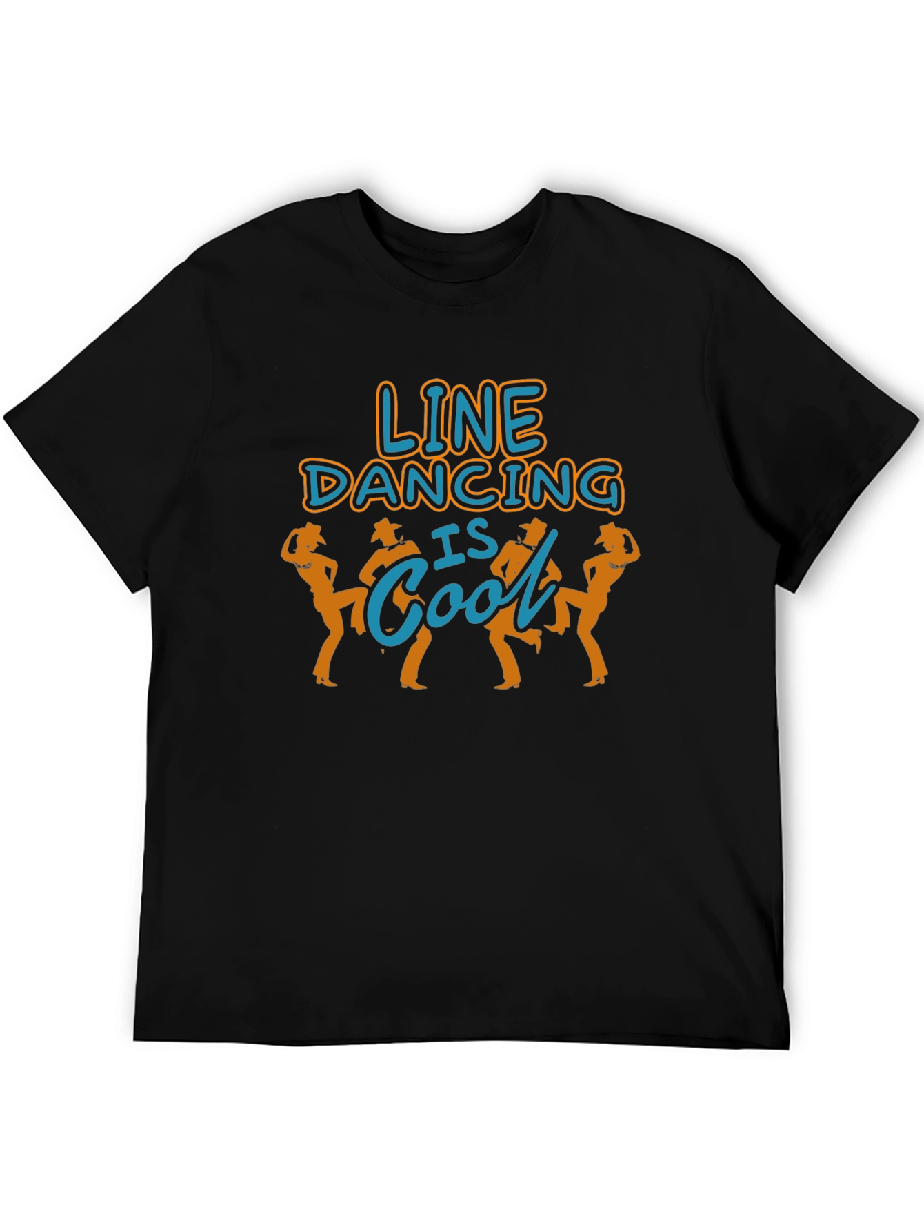 Black Line Dancing is Cool T-Shirt view 5