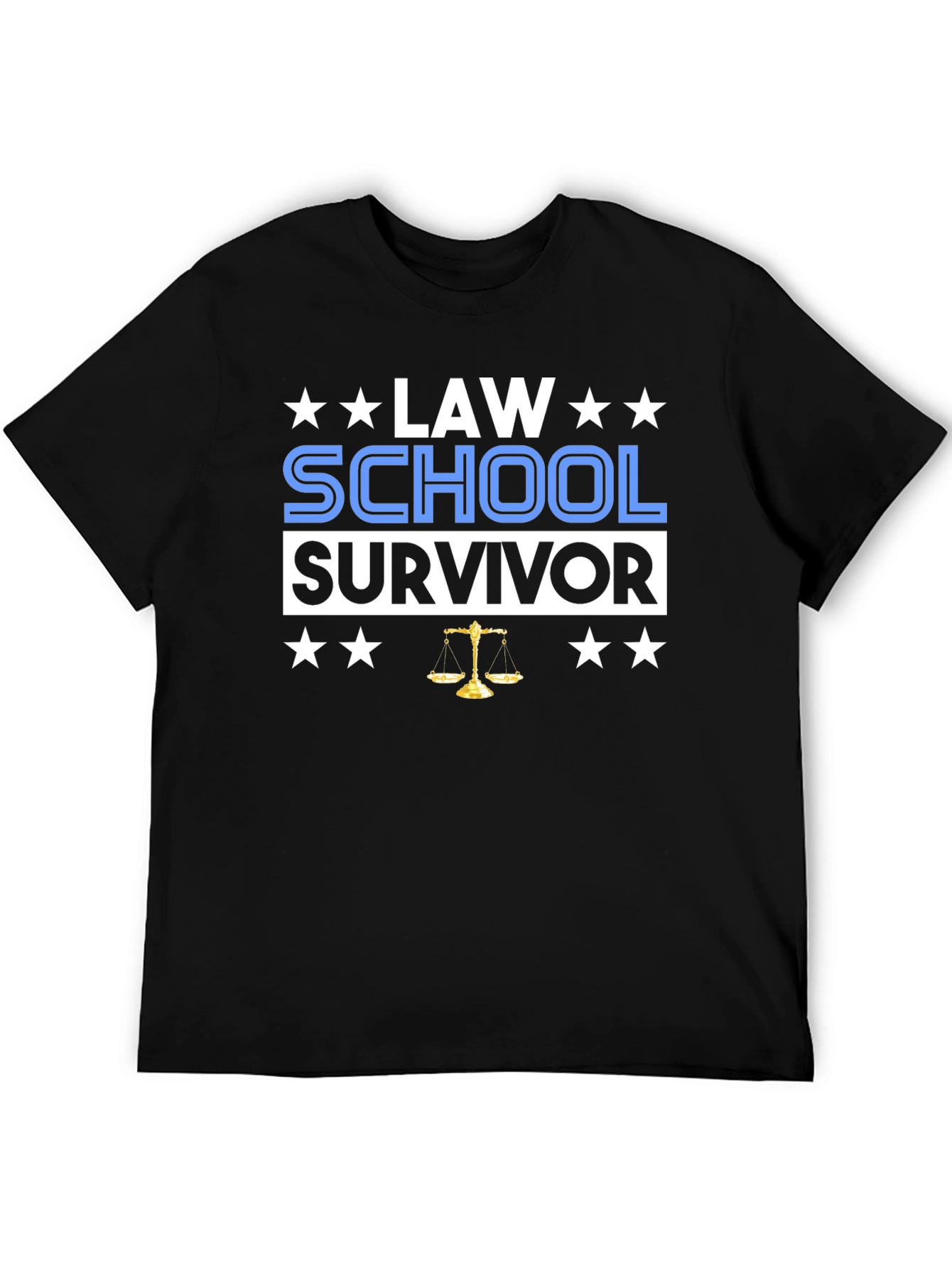 Law School Survivor T-Shirt Funny Law Student Graduation Gift - 5