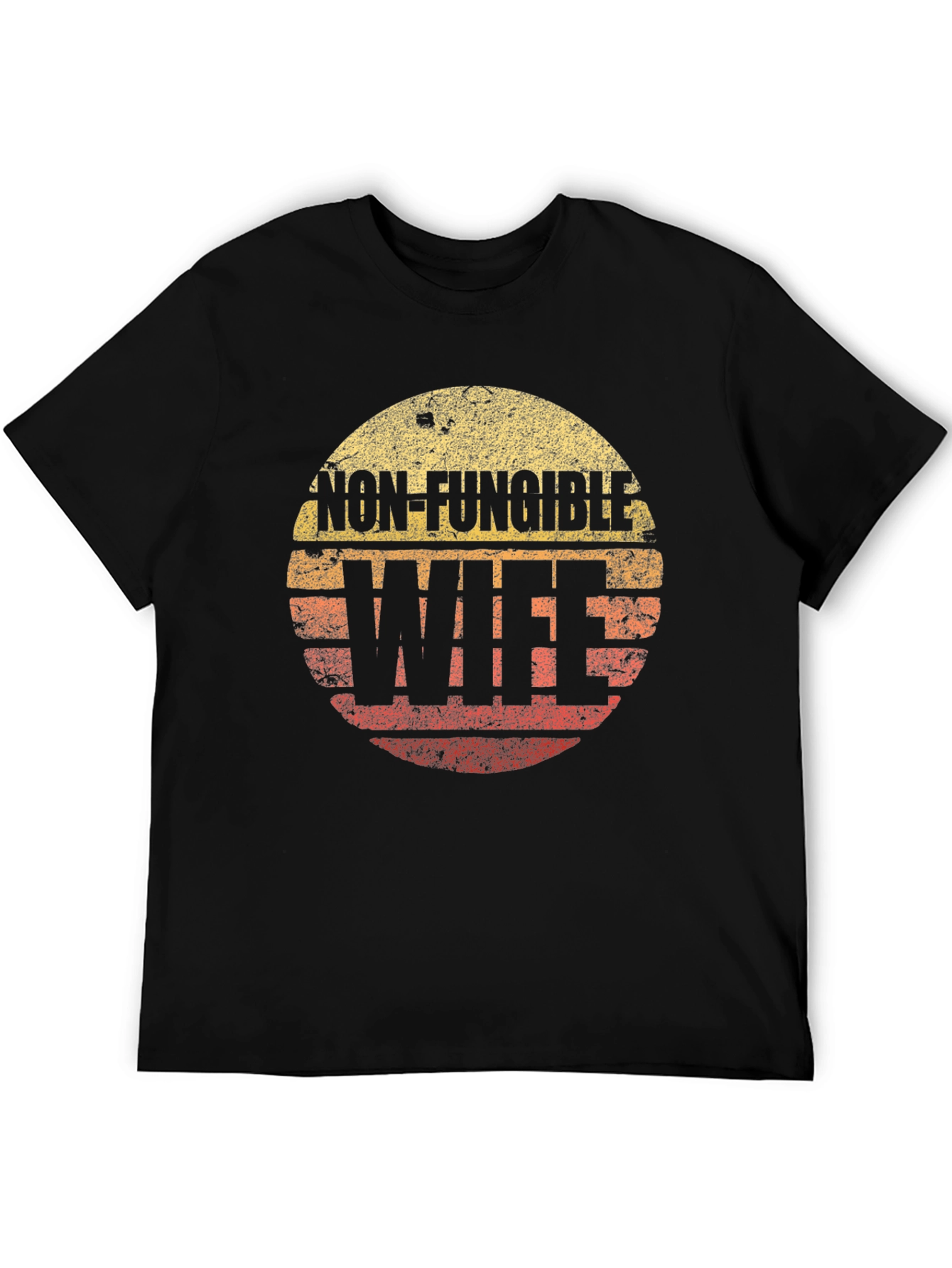 Black Non-Fungible Wife Black T-Shirt view 5