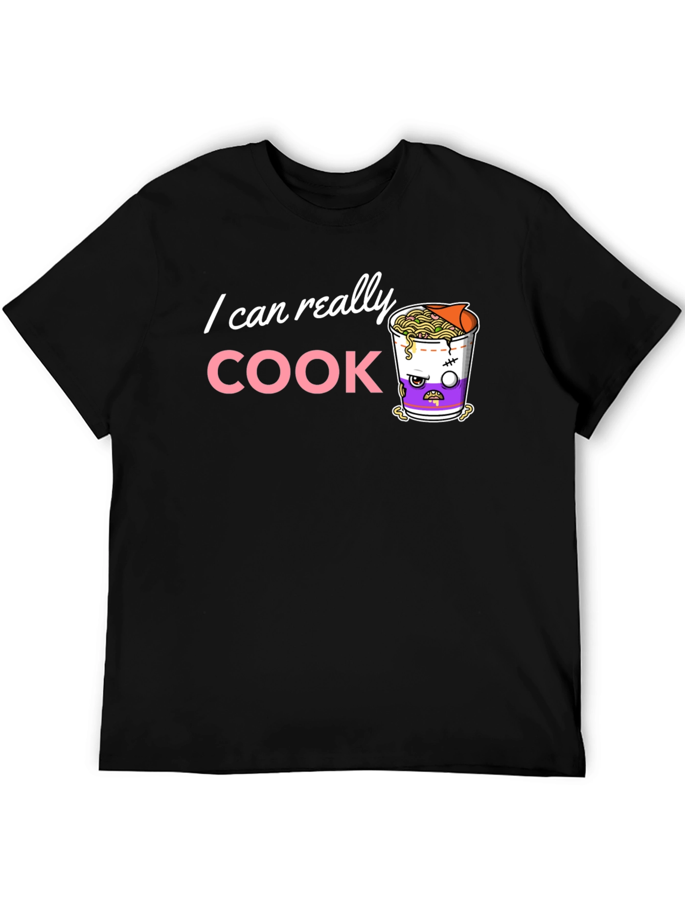 Black I Can Really Cook T-Shirt view 5