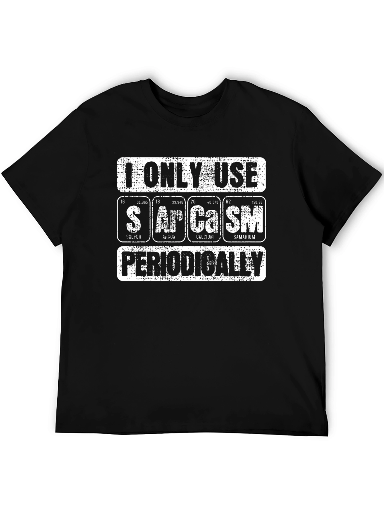Black Funny Chemistry Sarcasm T-Shirt  view 5