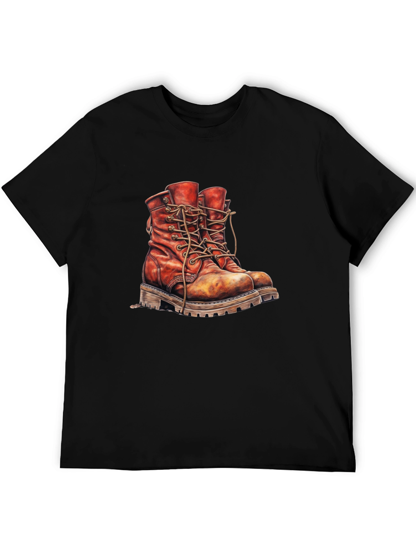Vintage Work Boots Graphic T-Shirt - 5