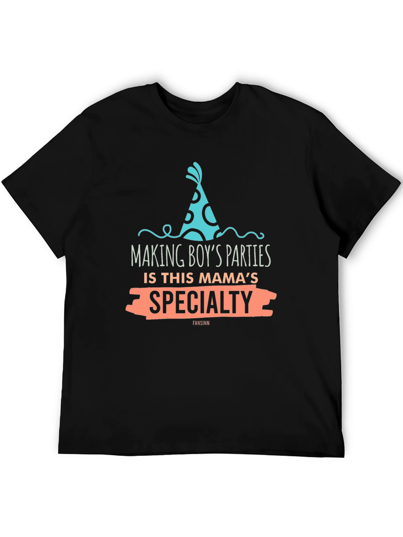 Black Mama's Specialty Birthday T-Shirt - Black Graphic Tee view 5