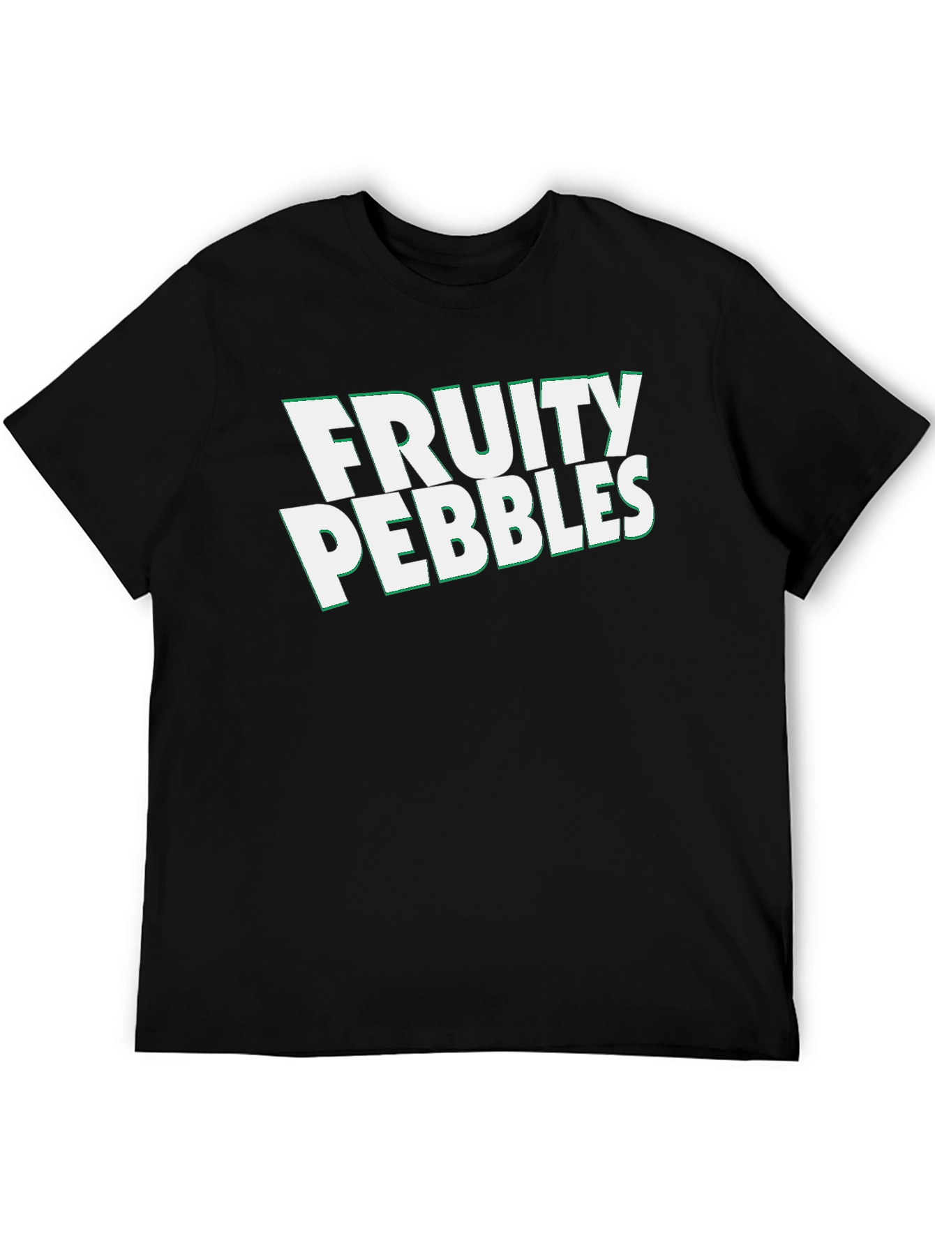 Black Fruity Pebbles Black Graphic Tee view 5