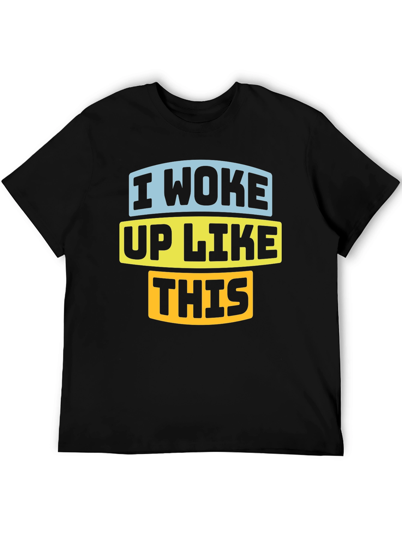 Black I Woke Up Like This Graphic Tee view 5