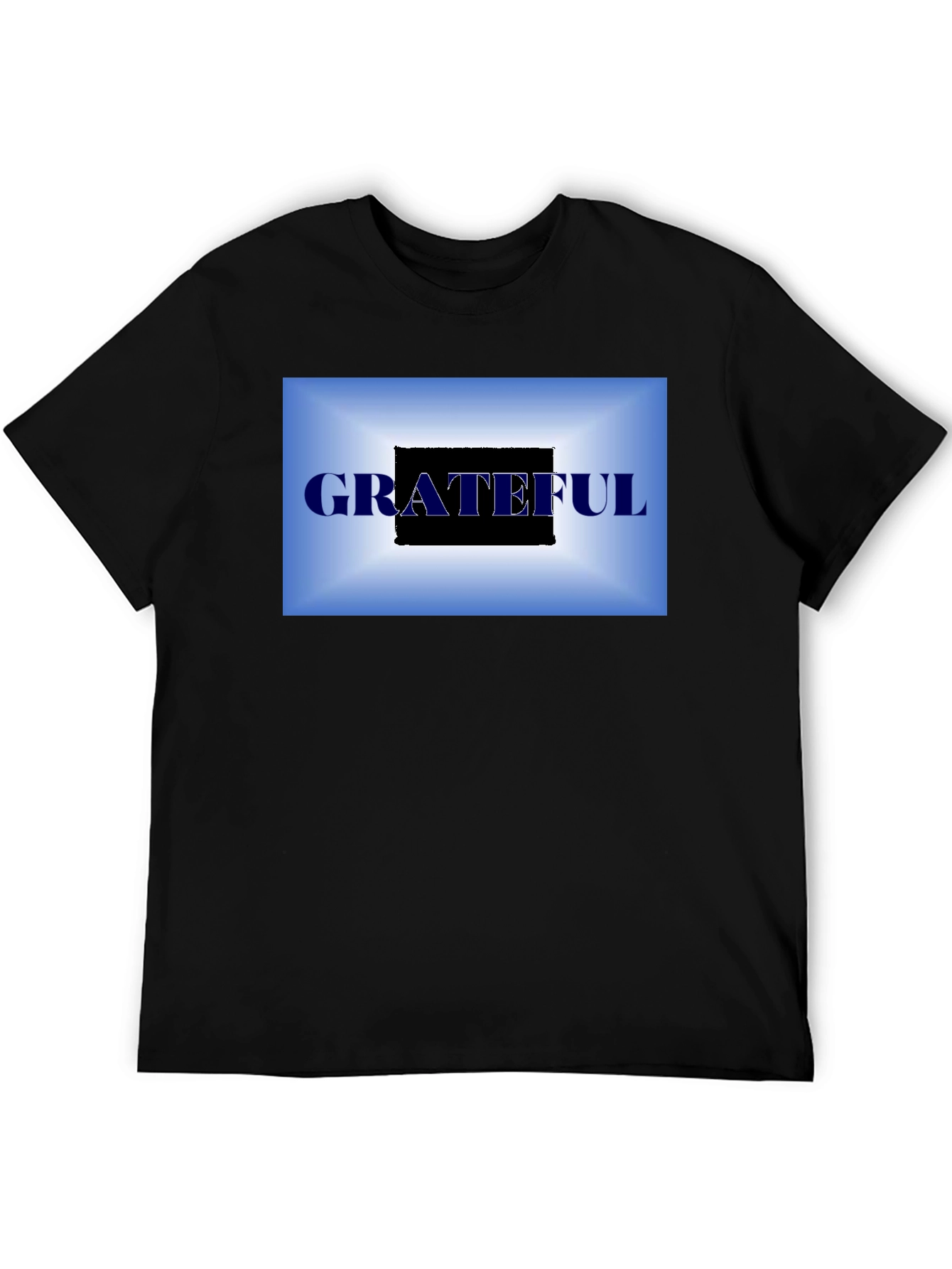 Black Grateful Graphic T-Shirt - Black view 5