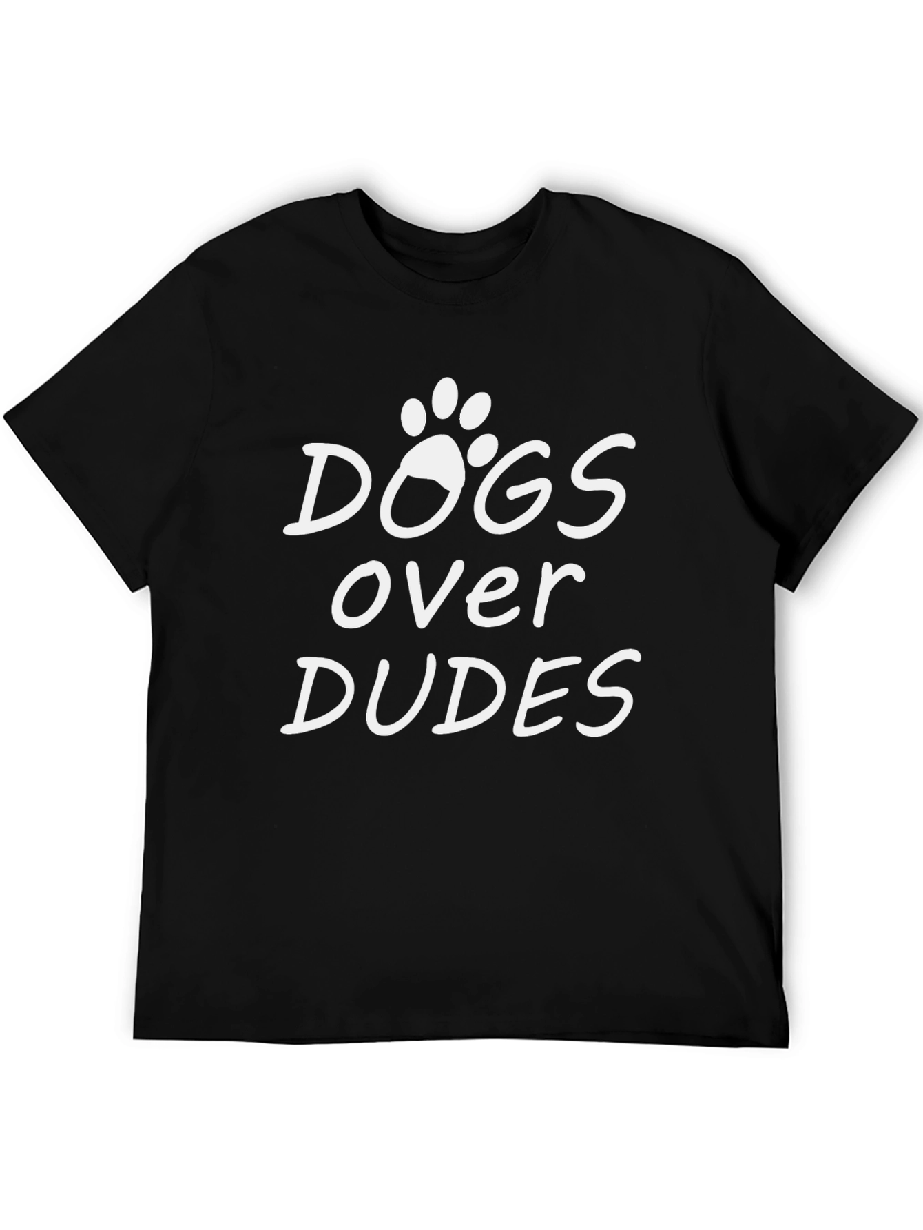 Black Dogs Over Dudes Graphic Tee view 5