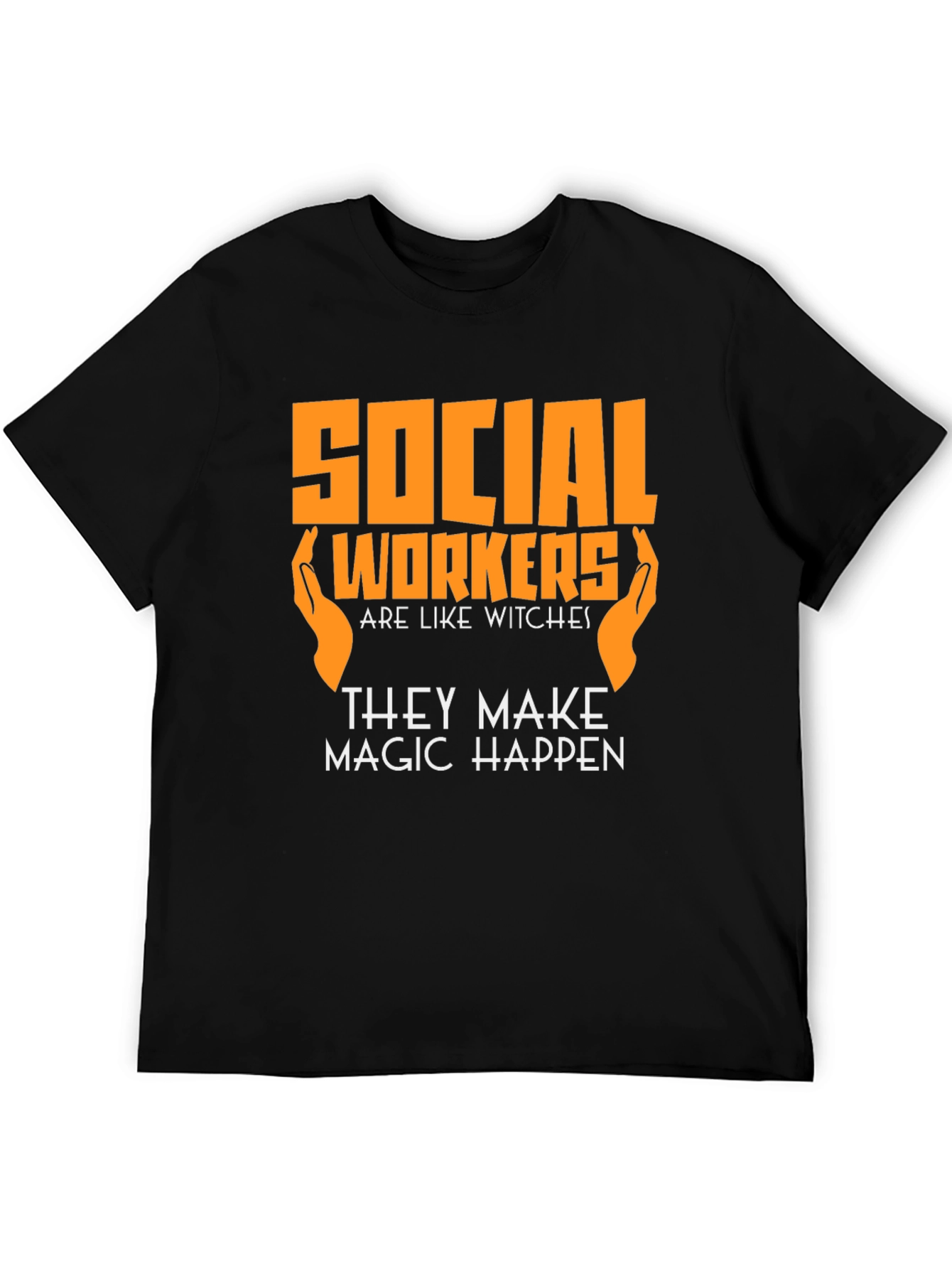 Black Social Worker Magic T-Shirt view 5