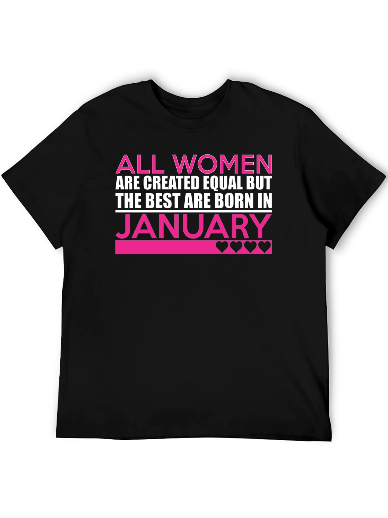 Women's January Birthday T-Shirt - 5