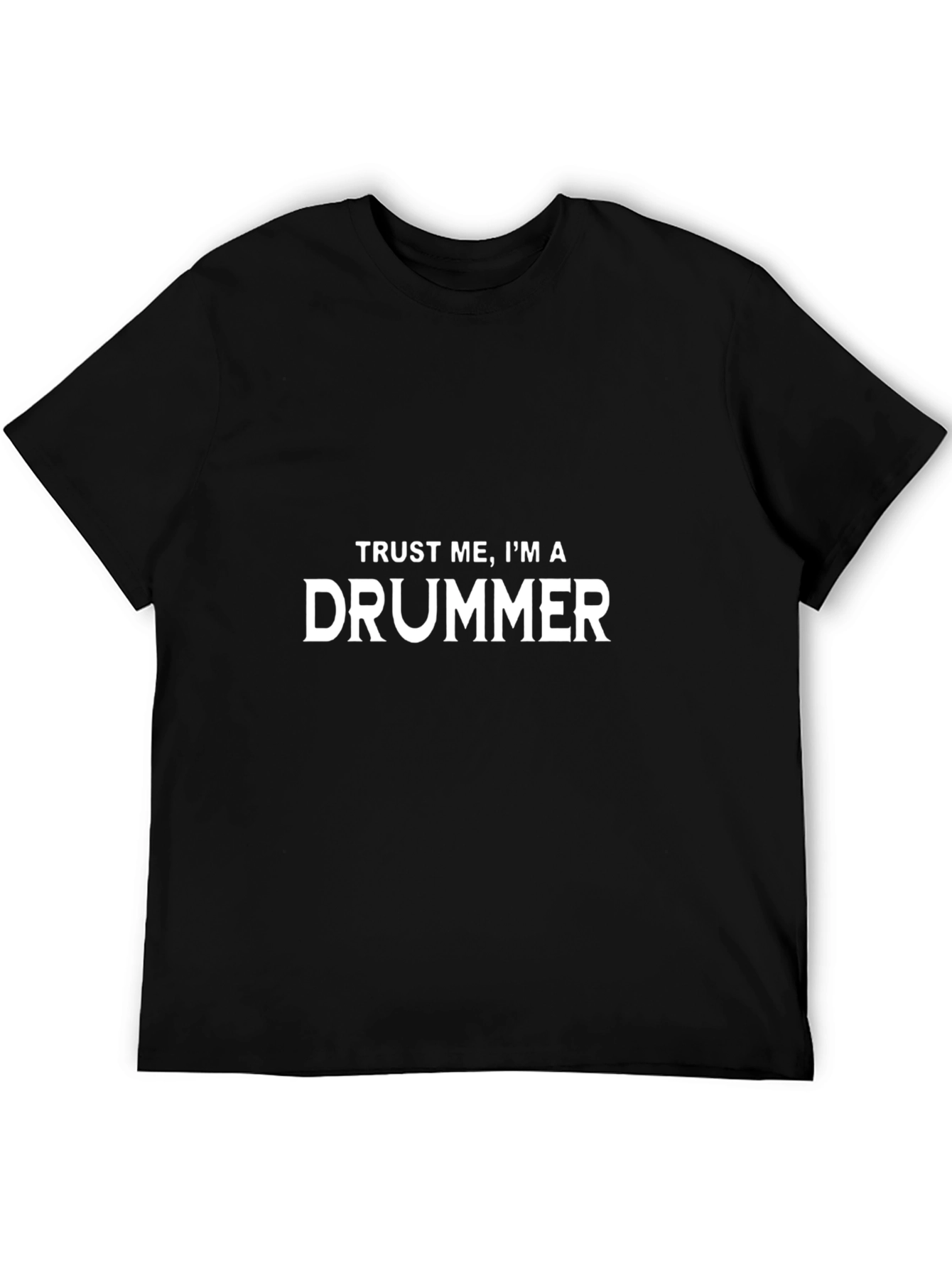 Black Trust Me, I'm A Drummer T-Shirt view 5