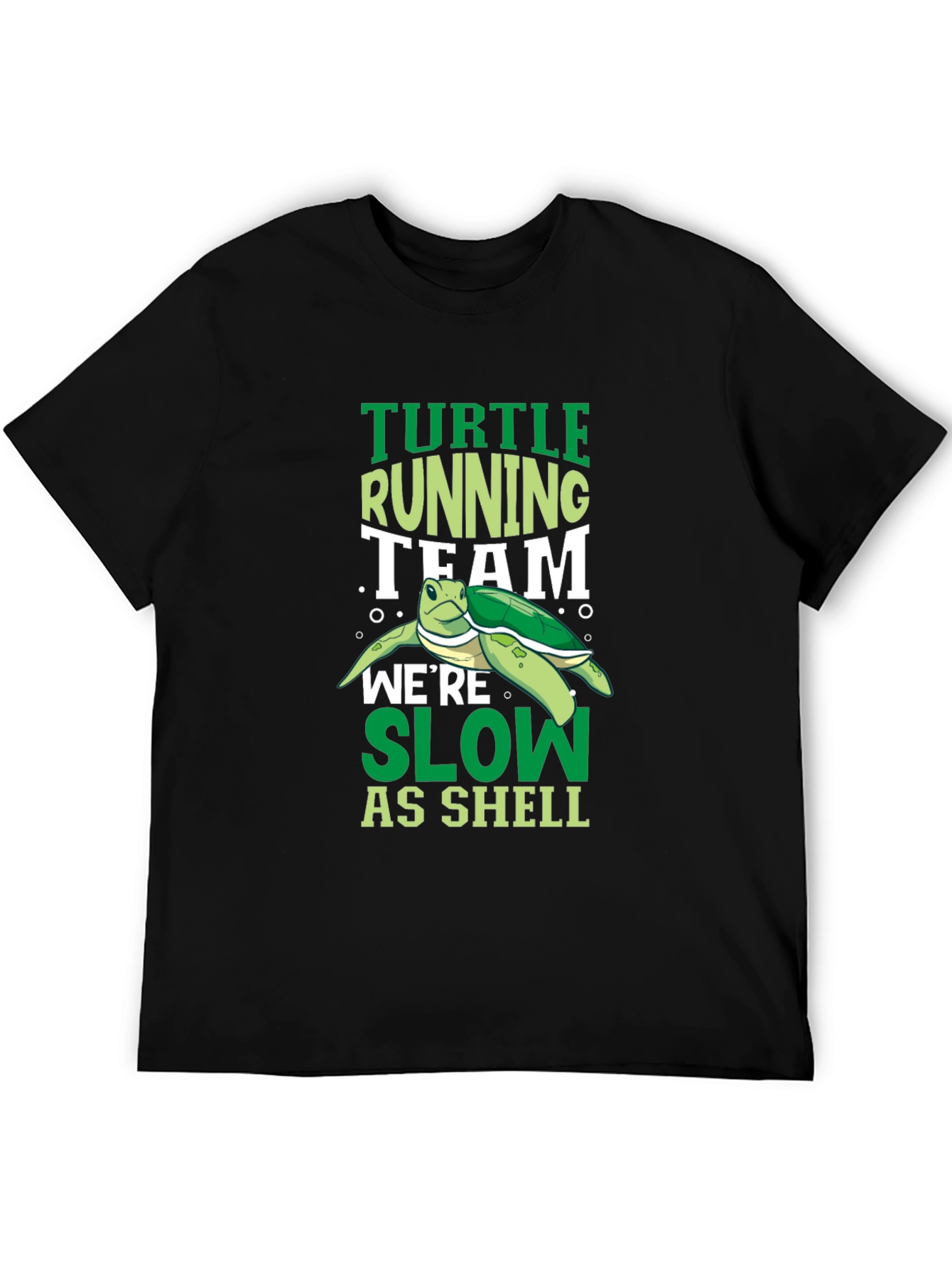 Black Turtle Running Team Graphic T-Shirt view 5