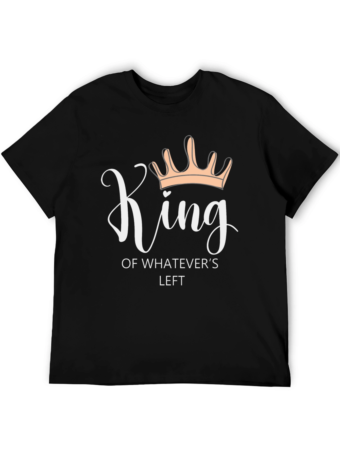 Black King Of Whatever's Left Graphic Tee view 5