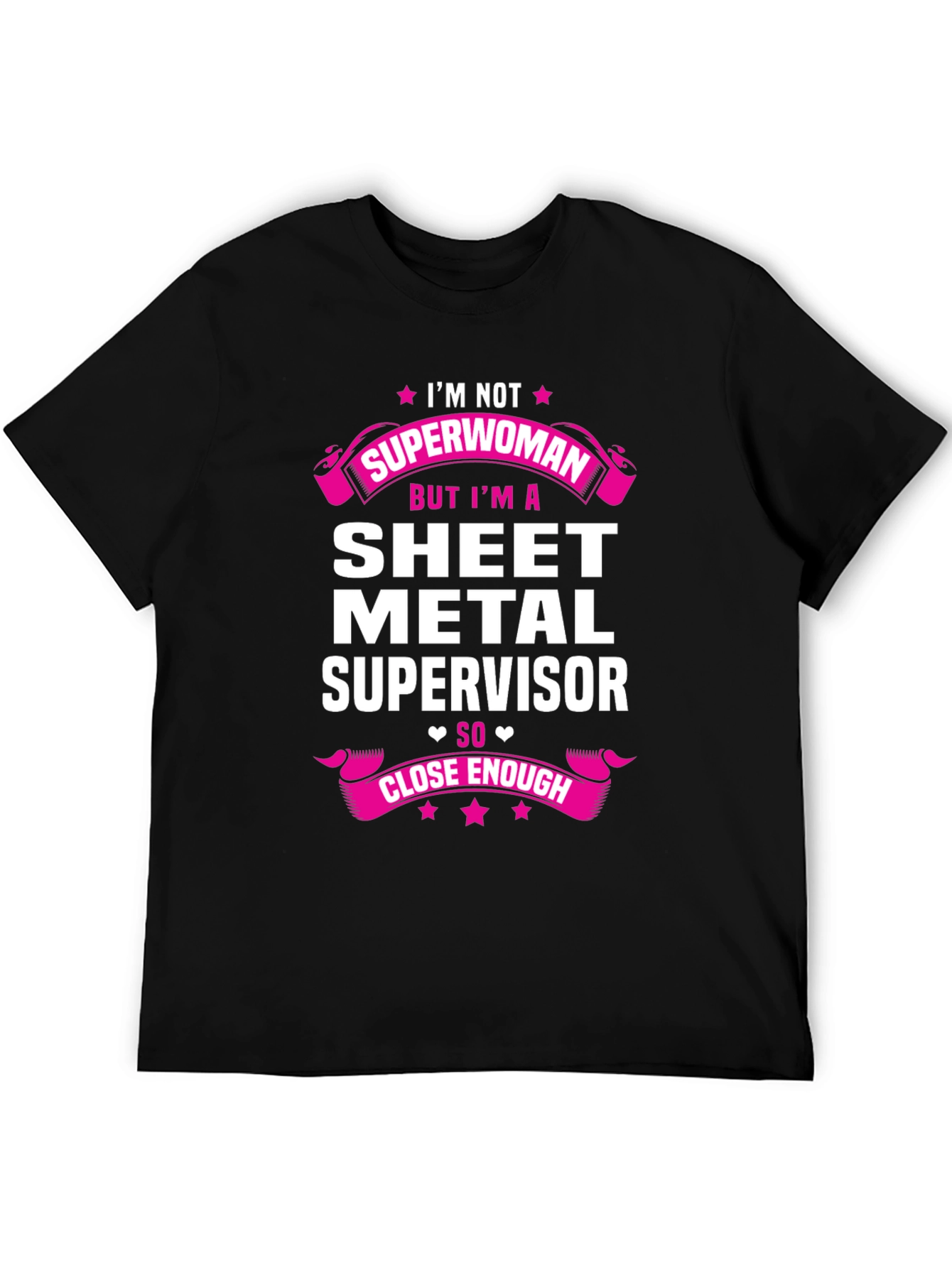 Black Sheet Metal Supervisor T-Shirt view 5