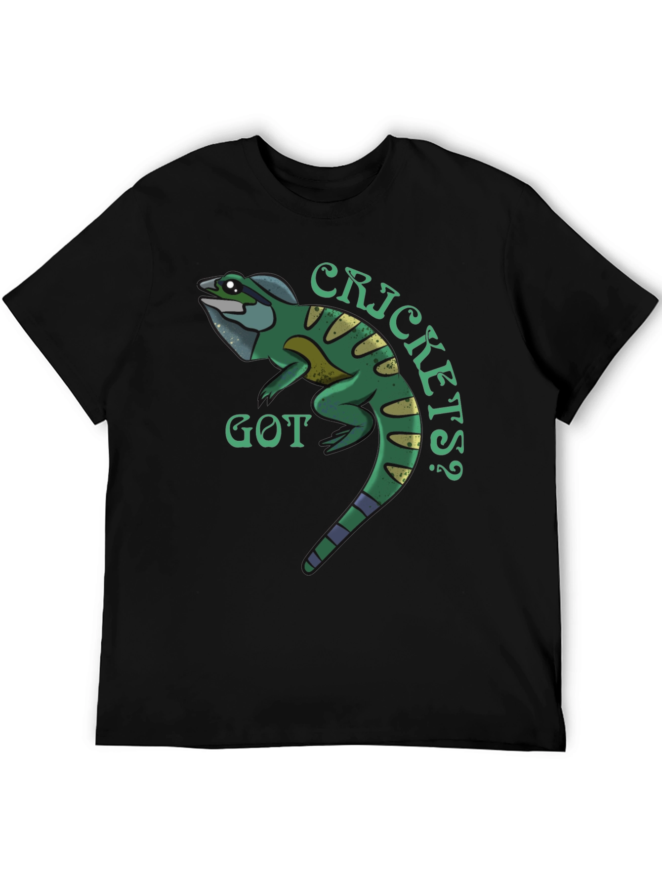 Black Got Crickets? Graphic Print Tee view 5