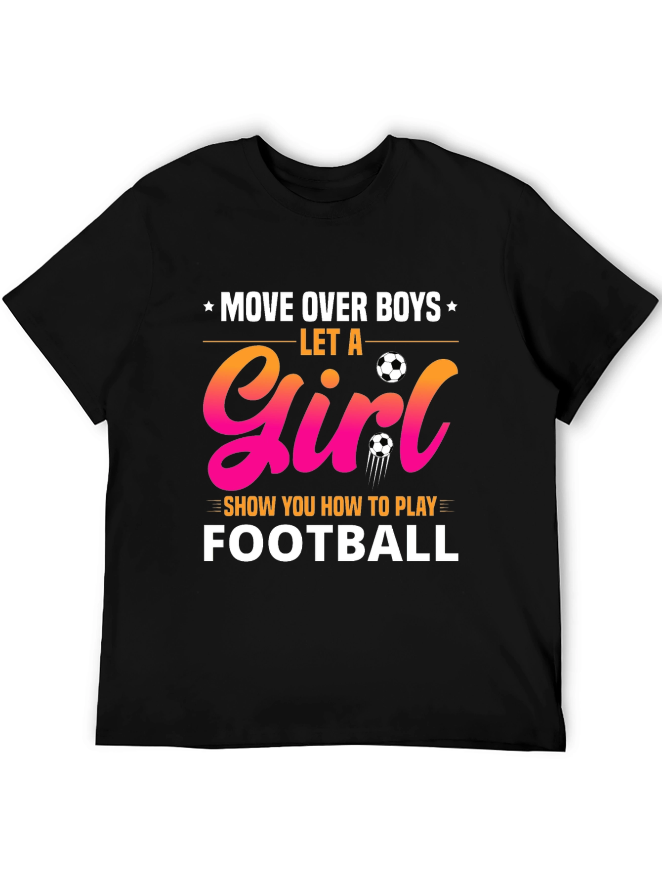 Girl's Football T-Shirt - 5