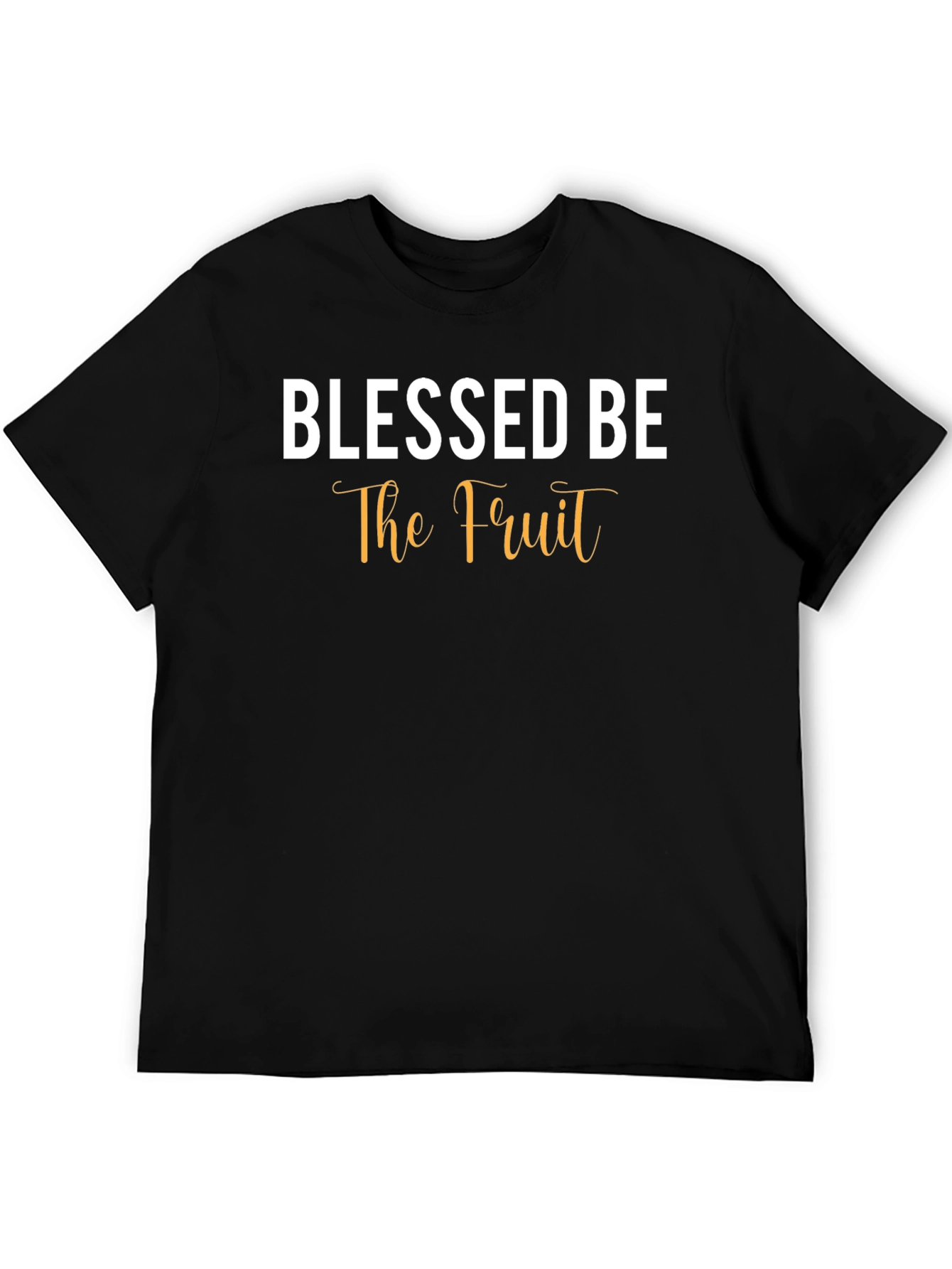 Black Blessed Be the Fruit Graphic Tee view 5
