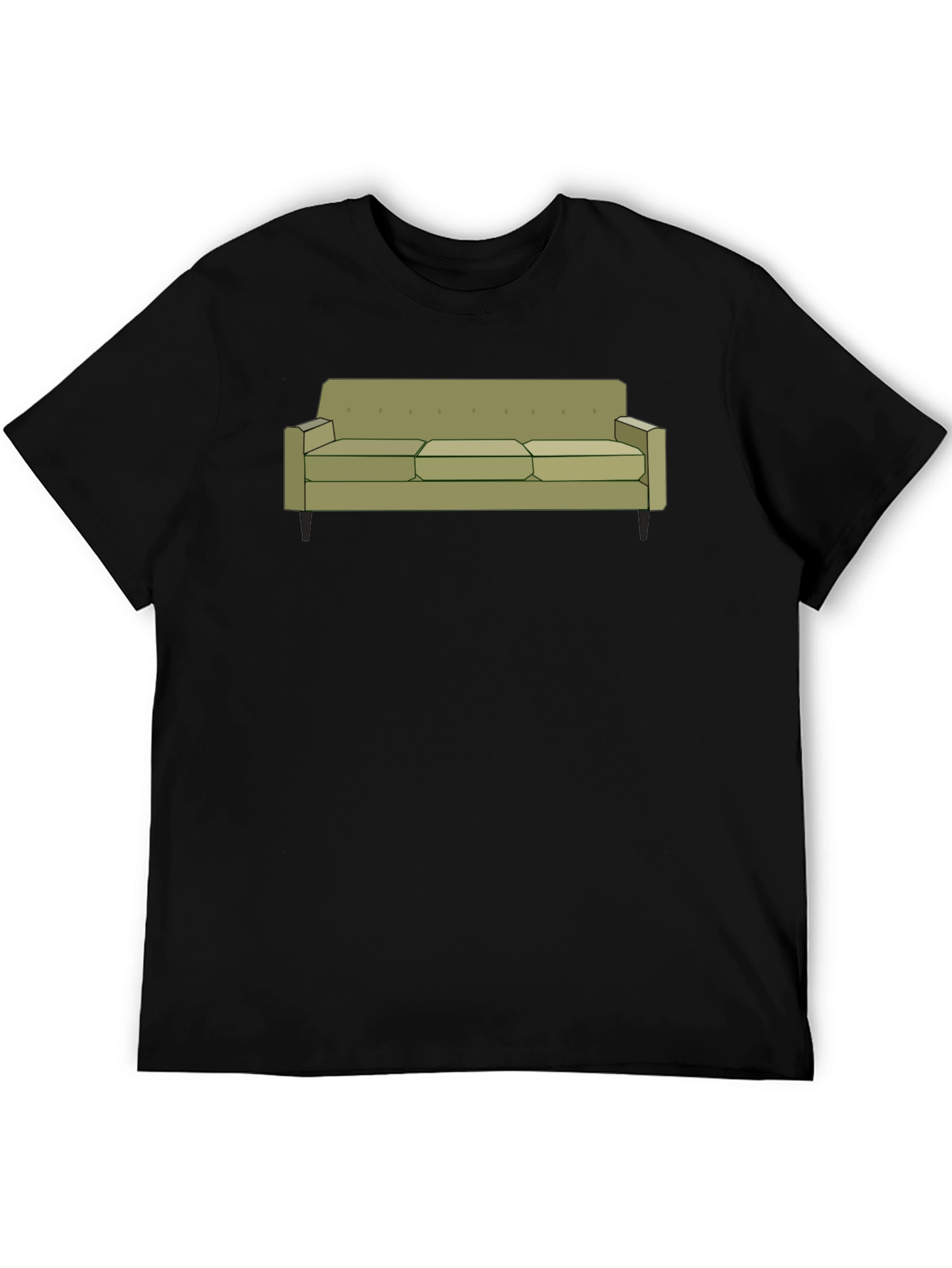 Black Couch Graphic T-Shirt - Comfortable & Stylish view 5