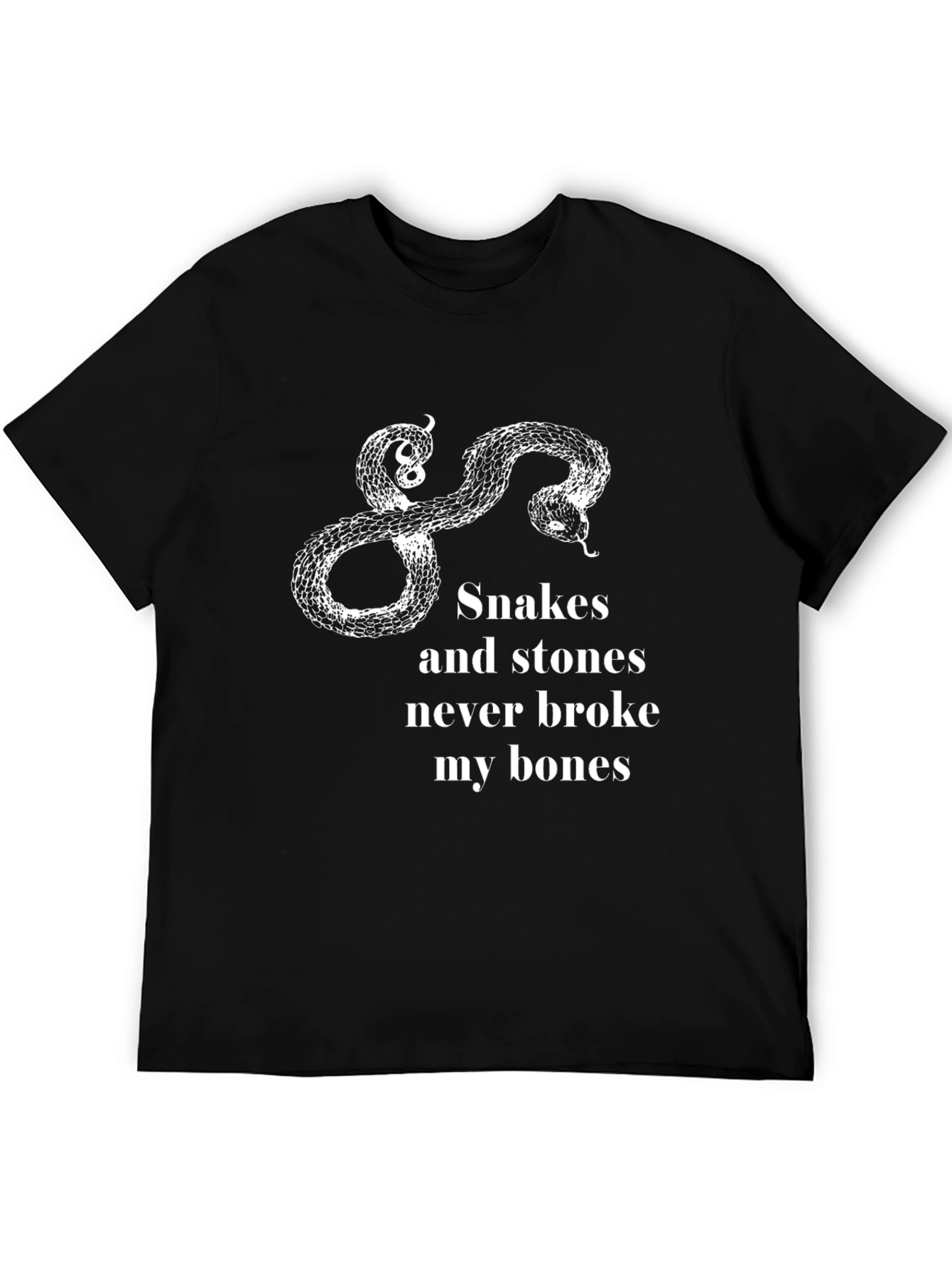 Black Snakes and Stones Graphic Tee - Never Broke My Bones view 5