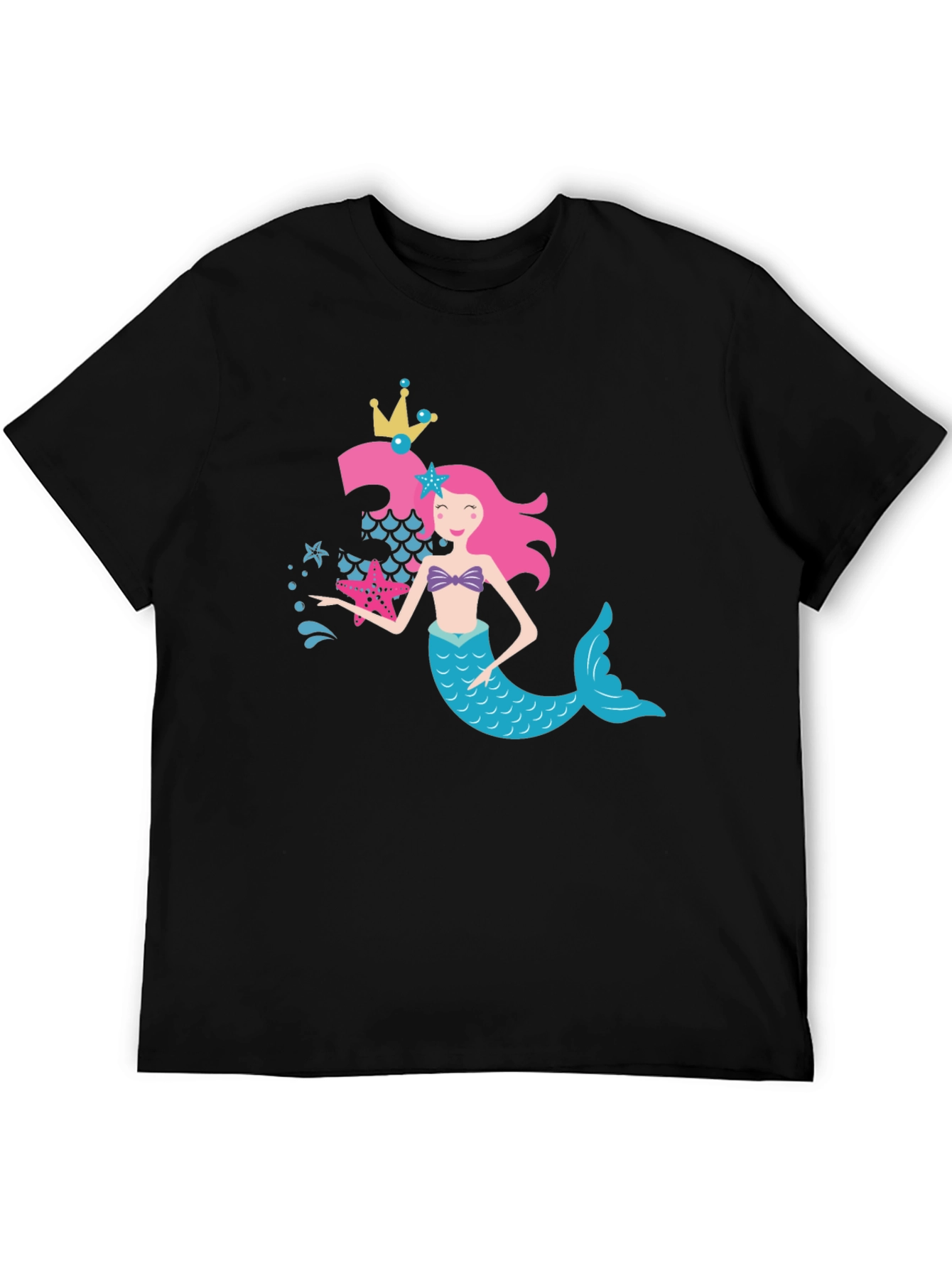 Mermaid Birthday Girl T-Shirt - 5