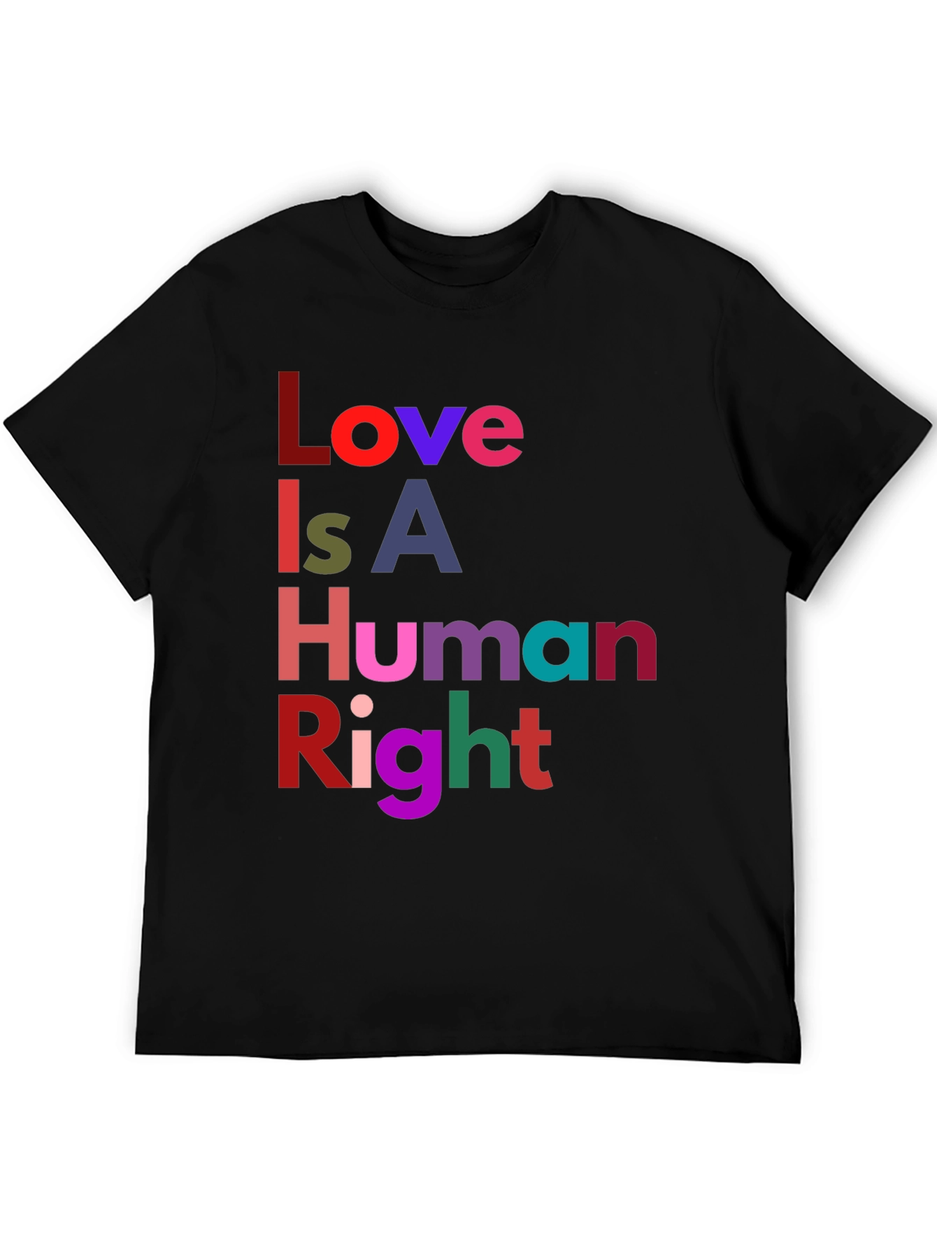 Black Love Is A Human Right Graphic Tee view 5
