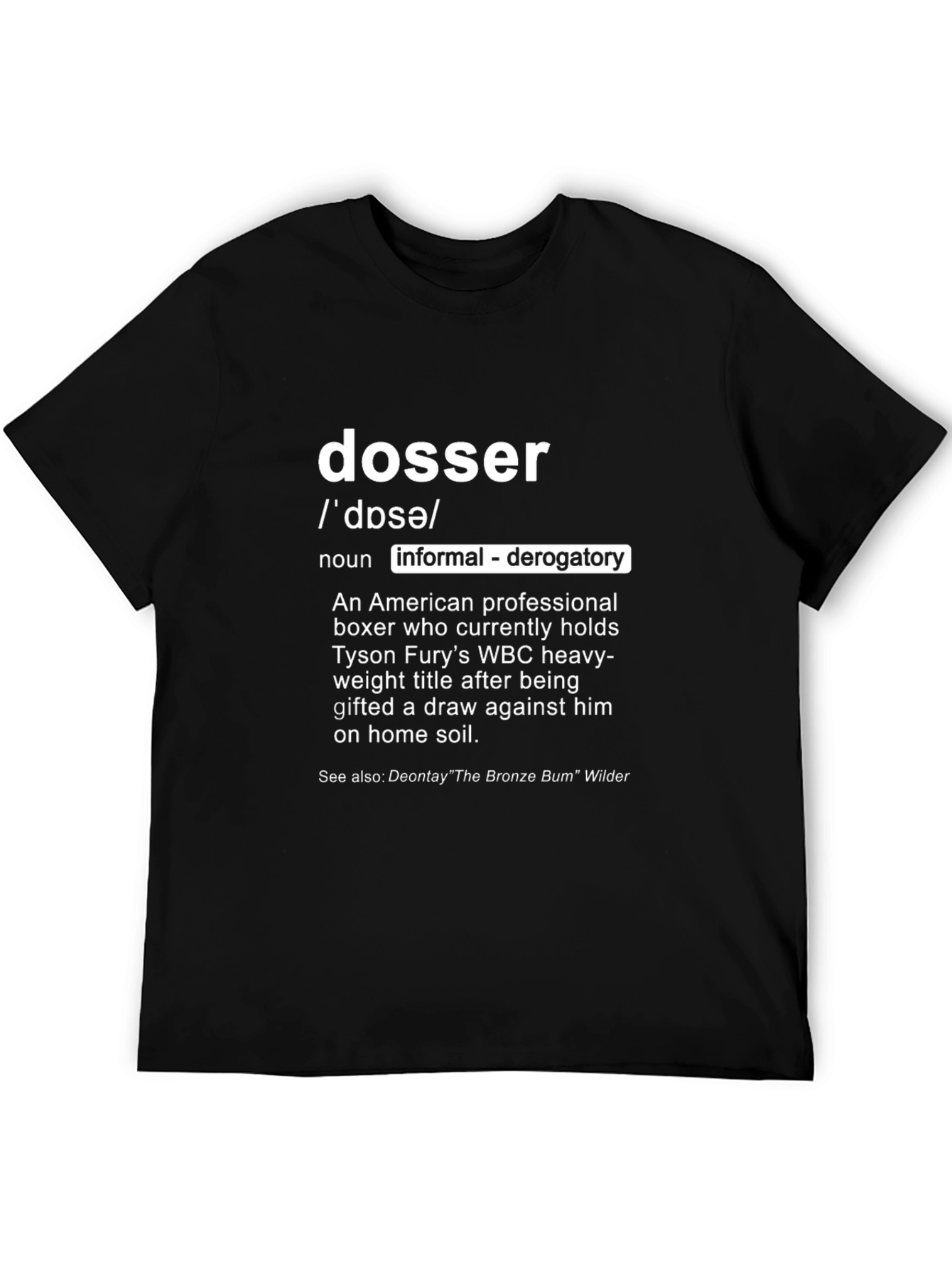 Black Dosser Definition T-Shirt view 5