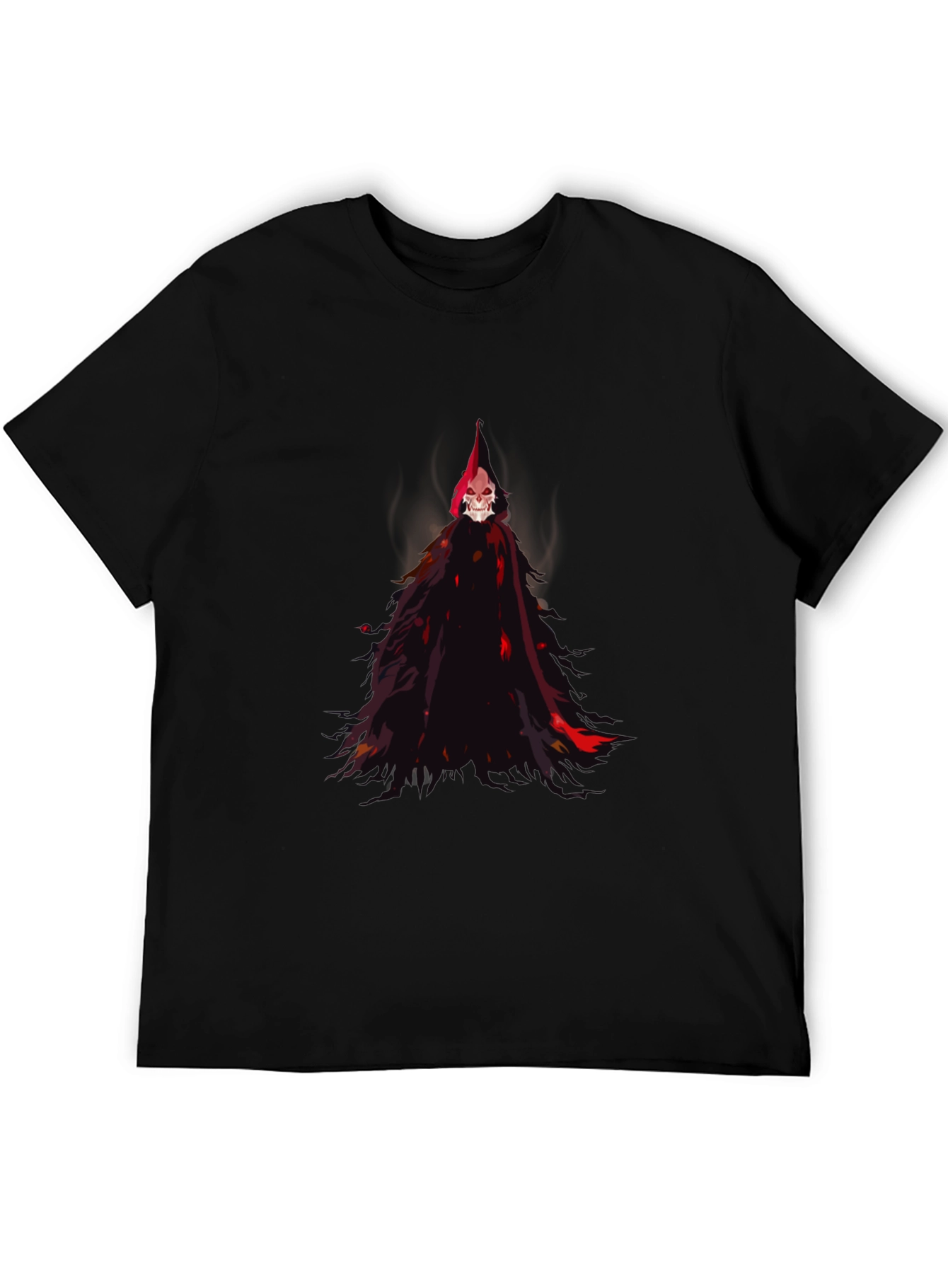 Black Grim Reaper Graphic Tee - Black view 5